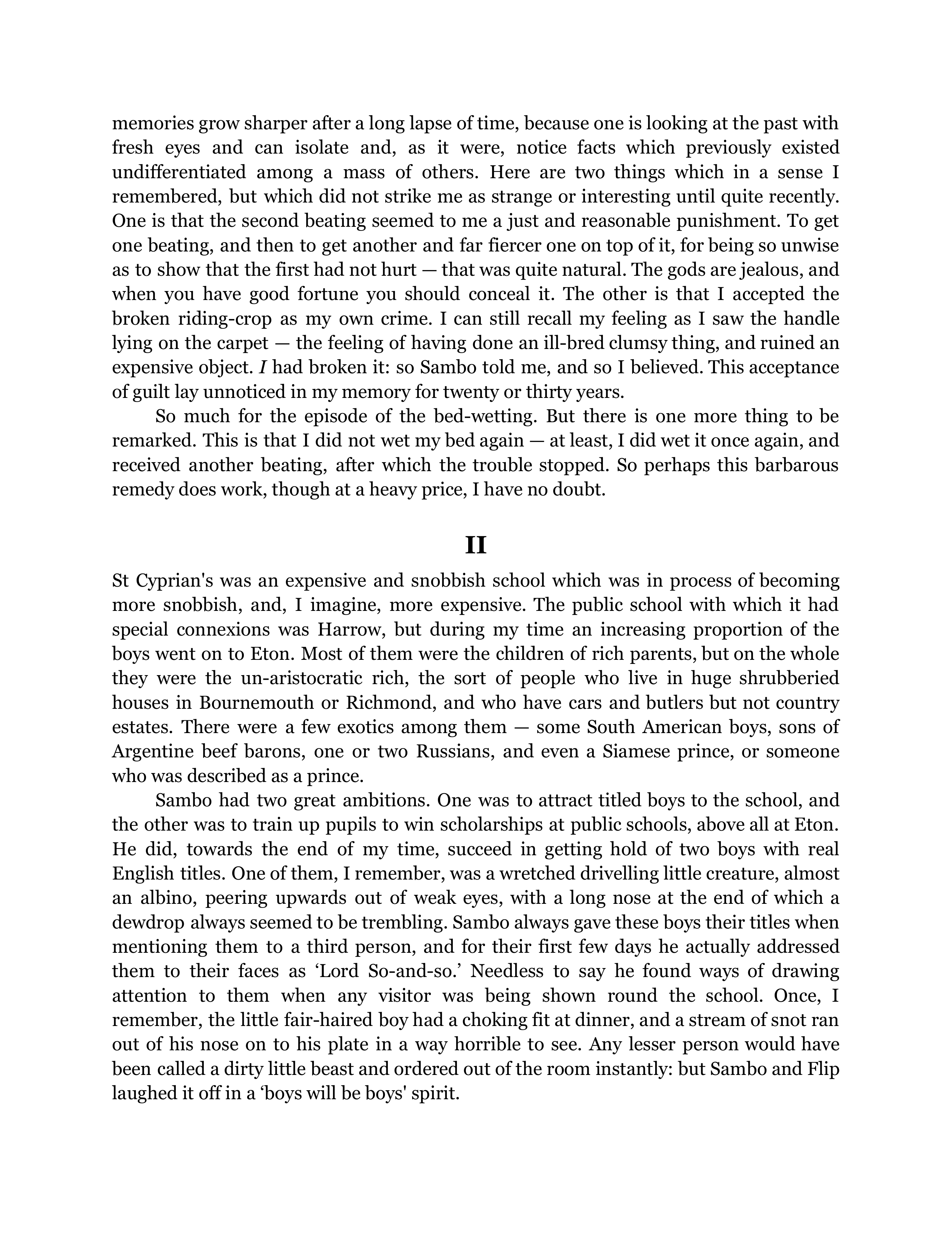 Such, Such Were The Joys Essay — page 4