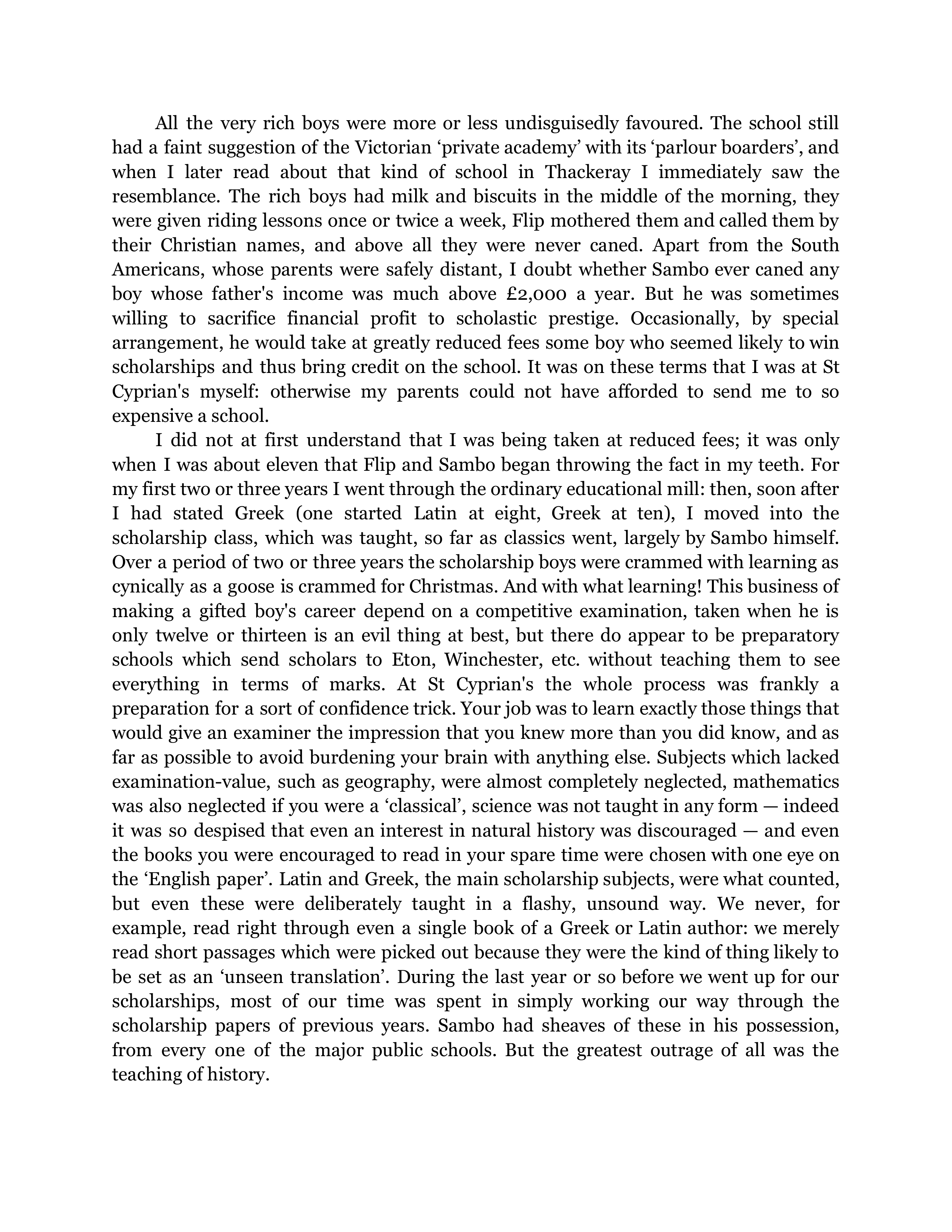 Such, Such Were The Joys Essay — page 5