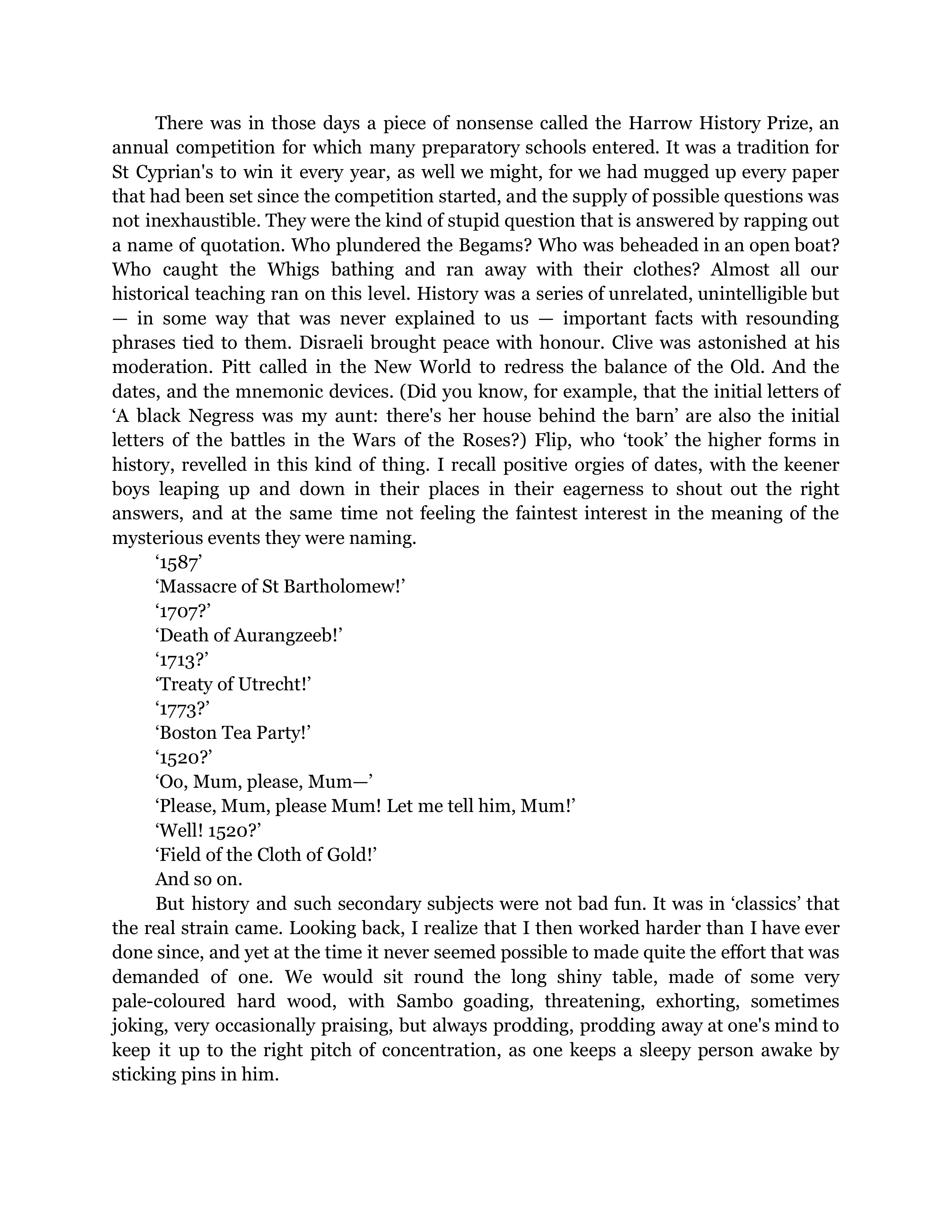 Such, Such Were The Joys Essay — page 6