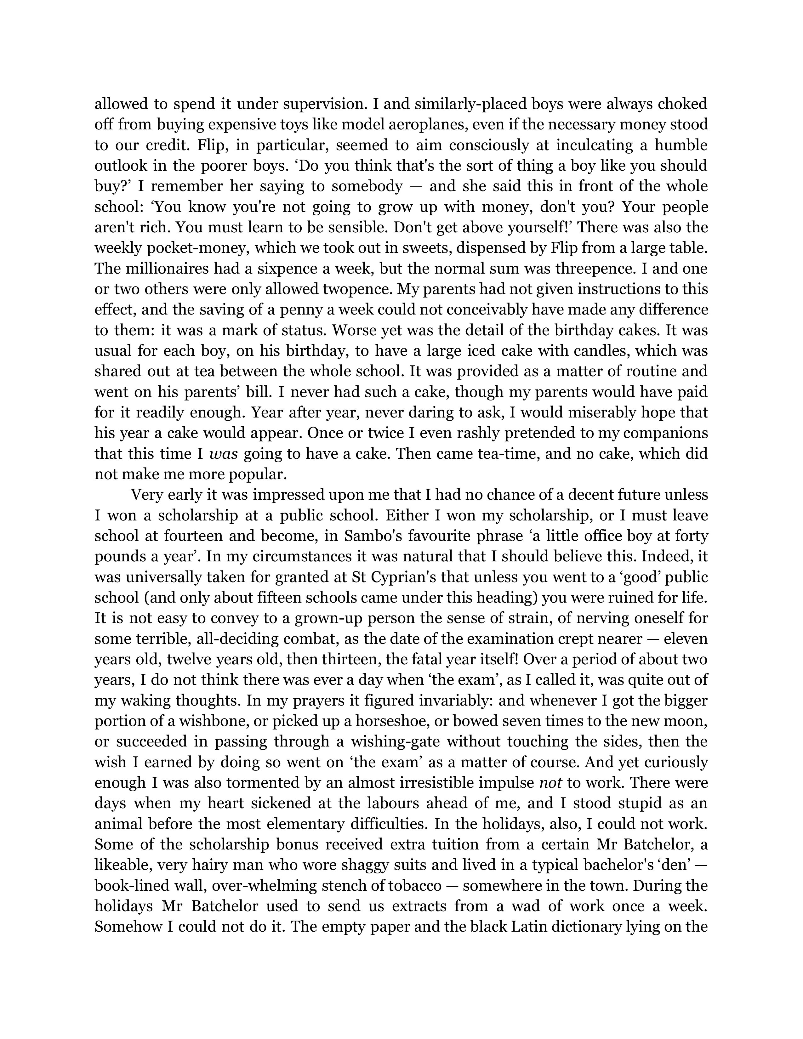Such, Such Were The Joys Essay — page 8