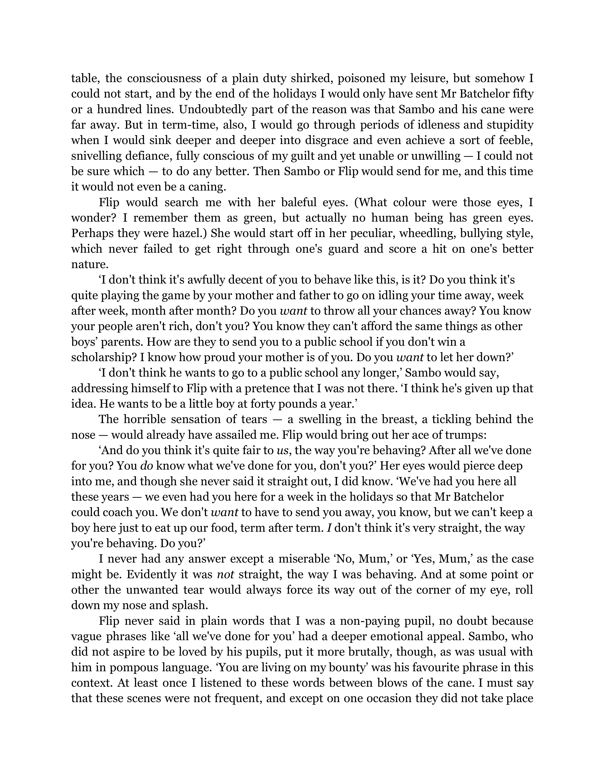 Such, Such Were The Joys Essay — page 9