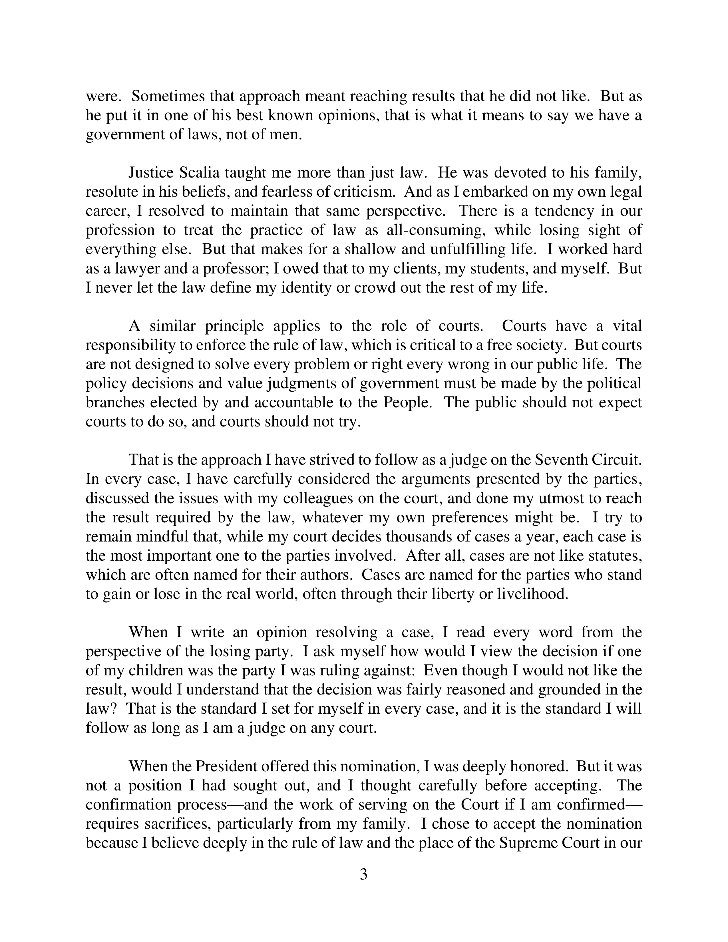 Supreme Court Confirmation Hearing Opening Statement — page 3