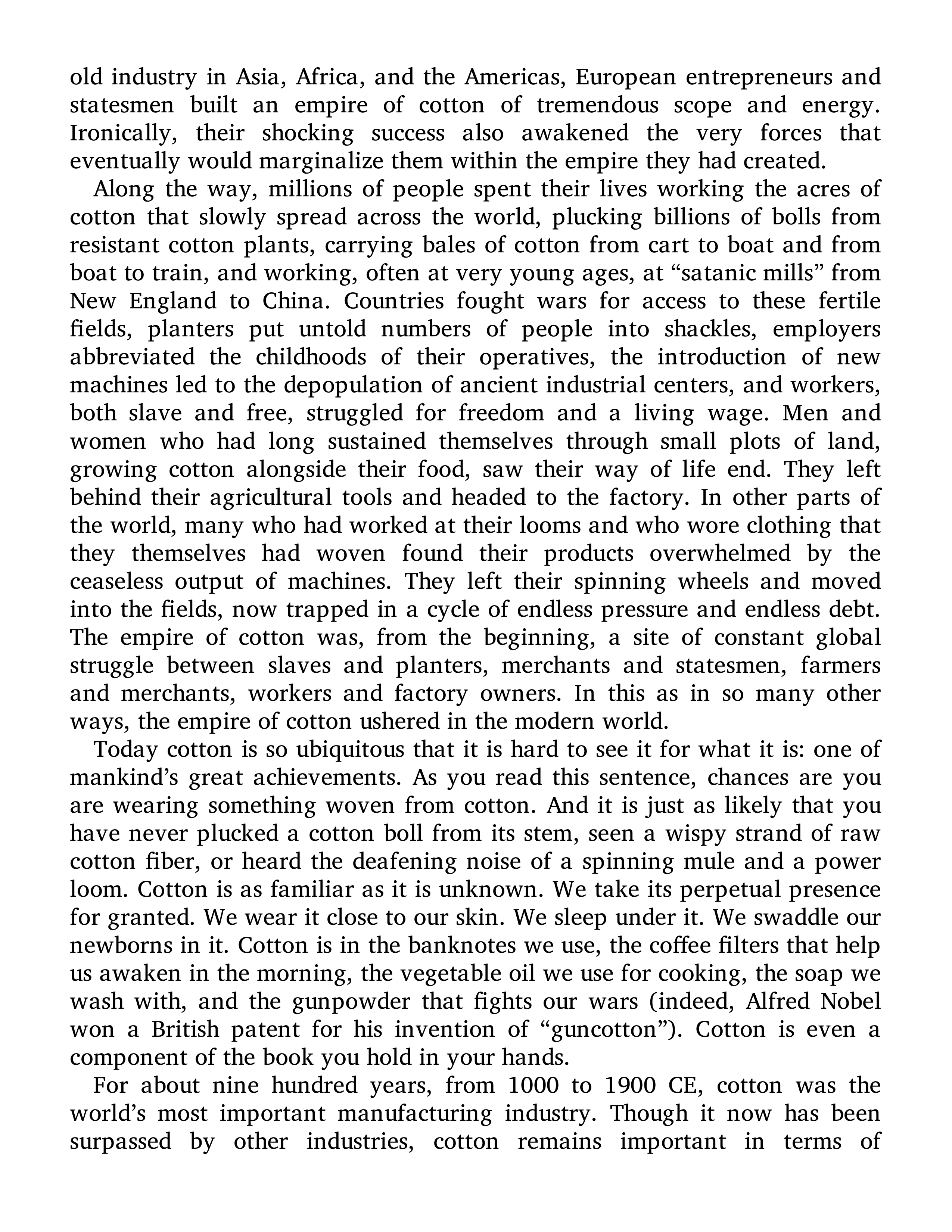 Sven Beckert Empire of Cotton A Global History Biography — page 10