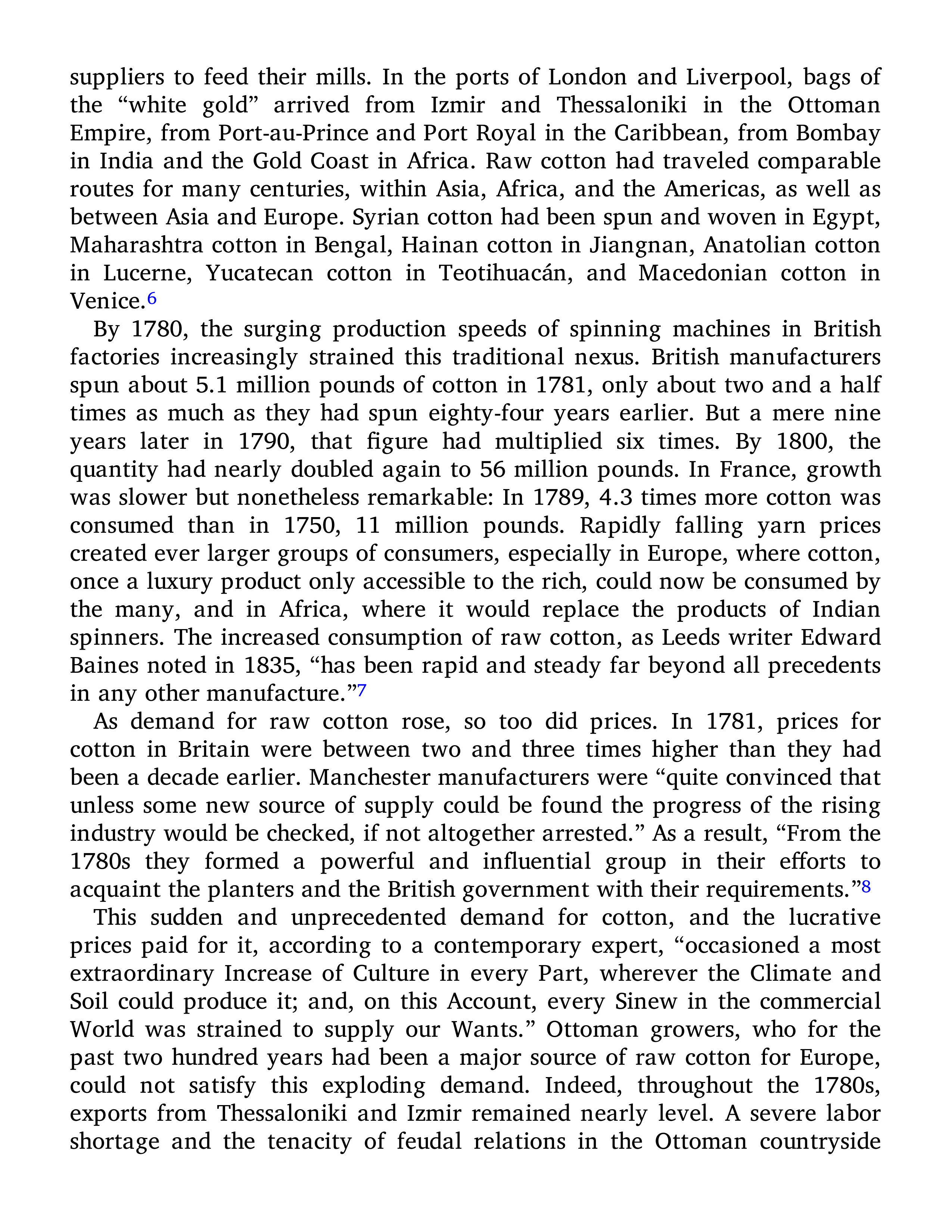 Sven Beckert Empire of Cotton A Global History Biography — page 100
