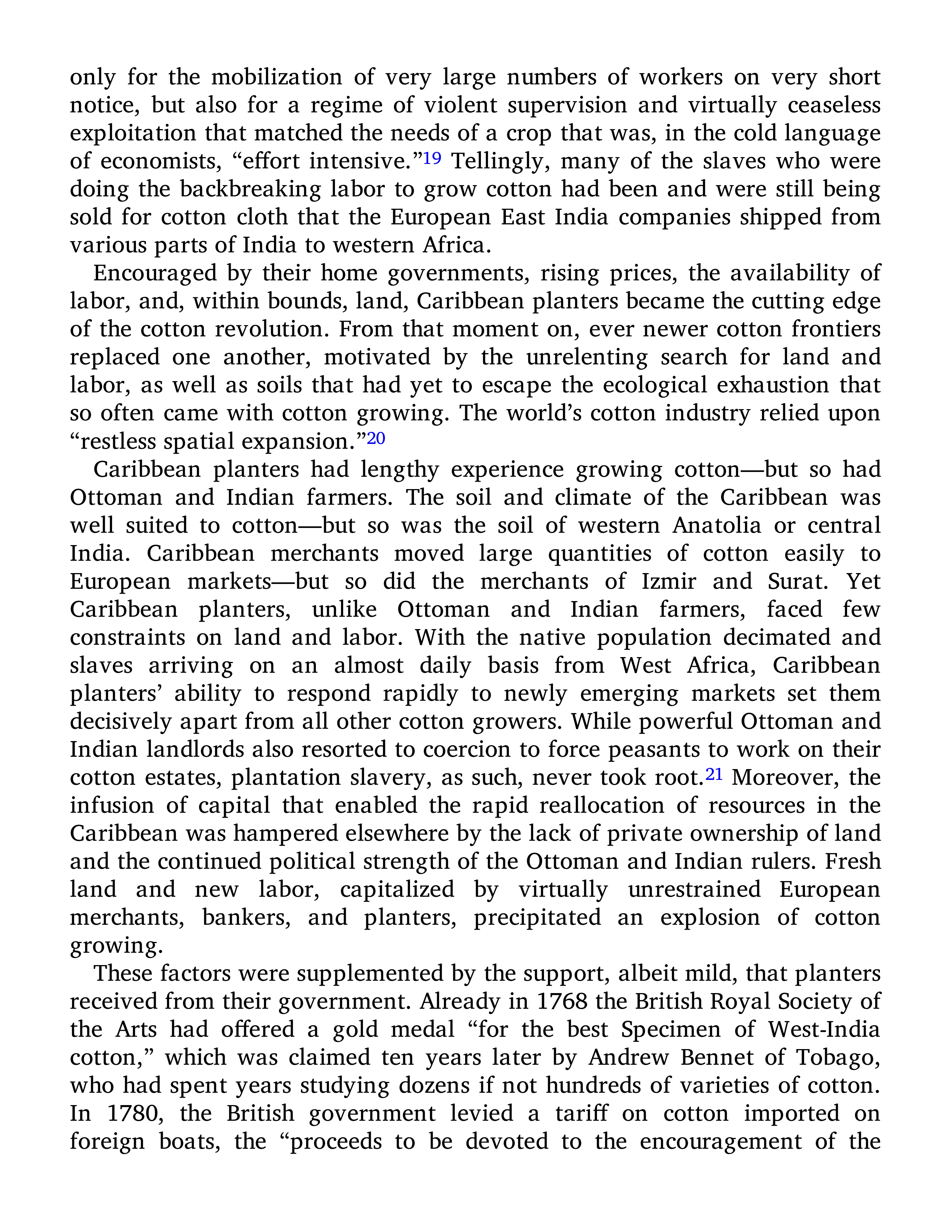 Sven Beckert Empire of Cotton A Global History Biography — page 105