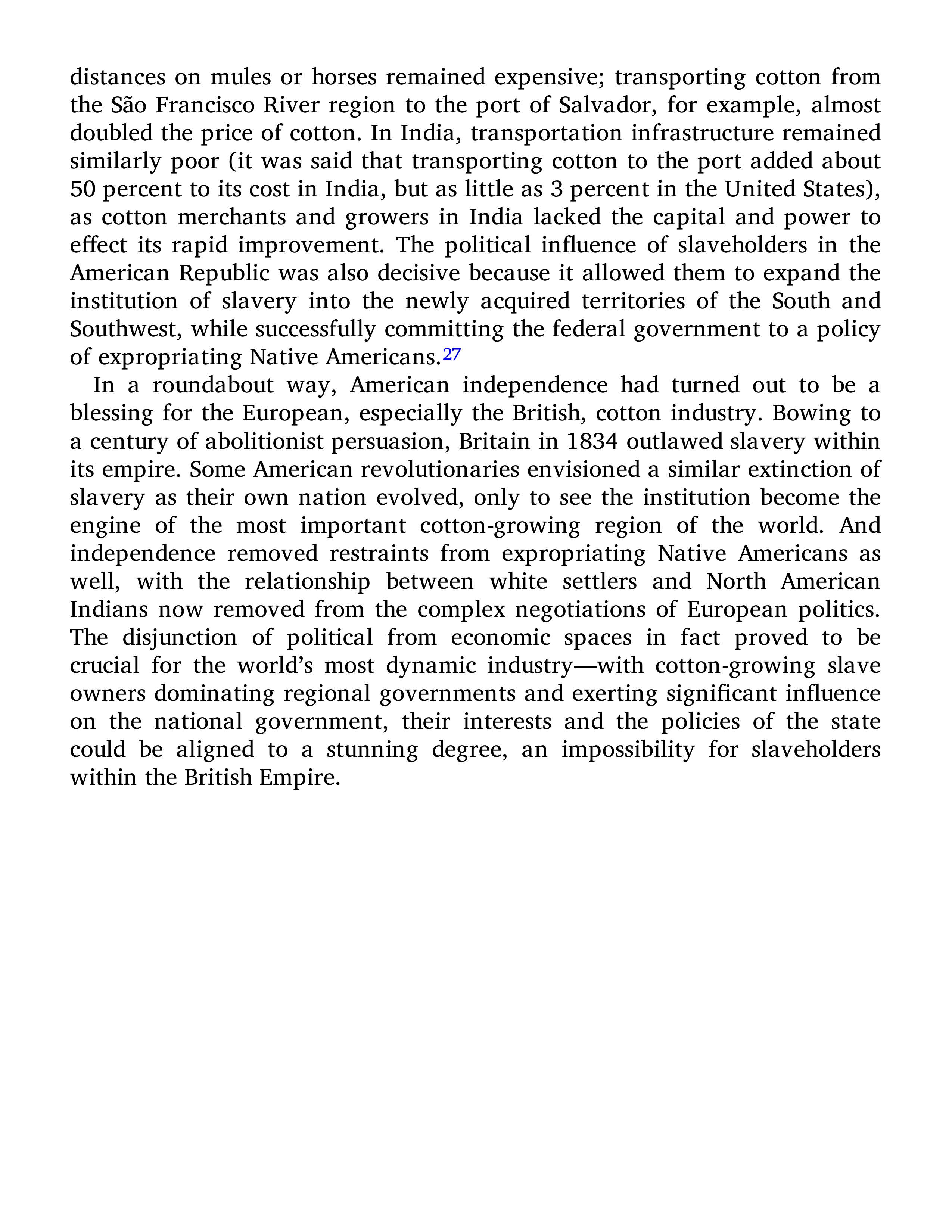 Sven Beckert Empire of Cotton A Global History Biography — page 126