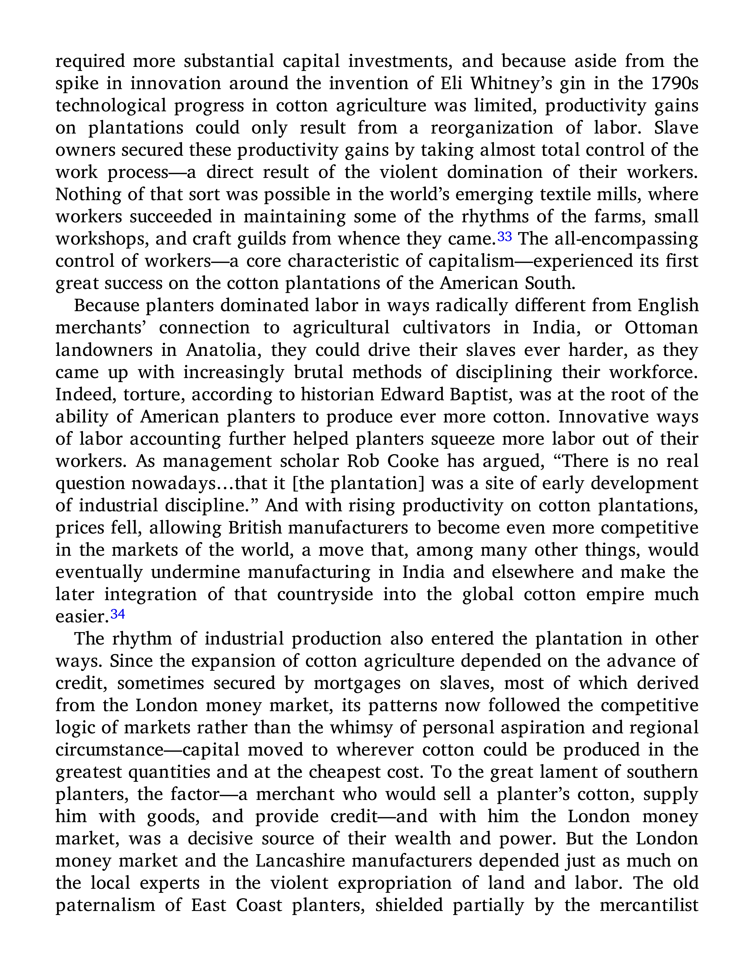 Sven Beckert Empire of Cotton A Global History Biography — page 130