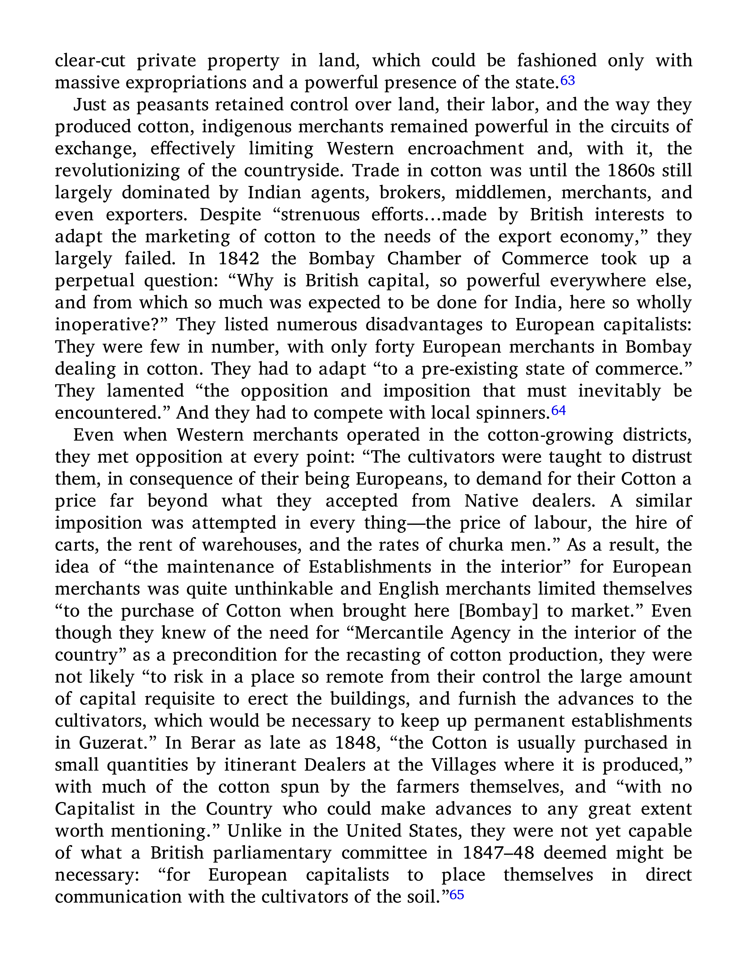Sven Beckert Empire of Cotton A Global History Biography — page 144