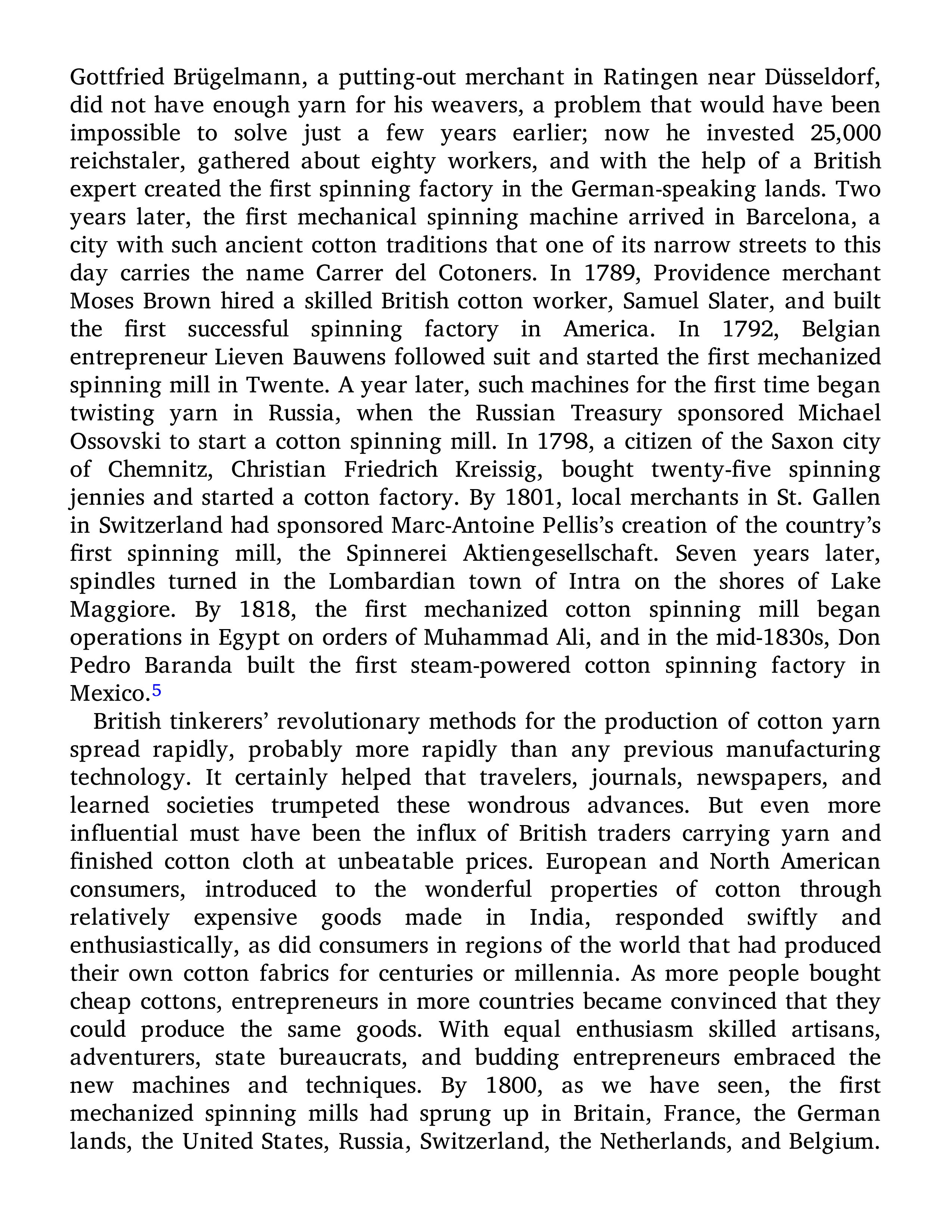Sven Beckert Empire of Cotton A Global History Biography — page 153