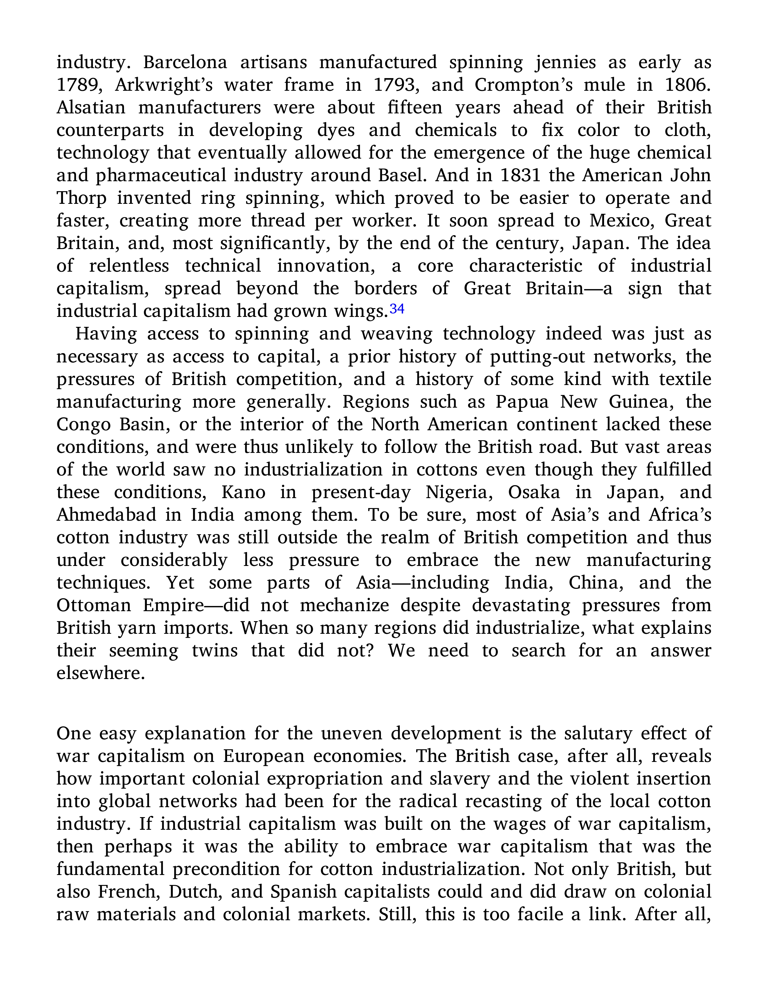 Sven Beckert Empire of Cotton A Global History Biography — page 171