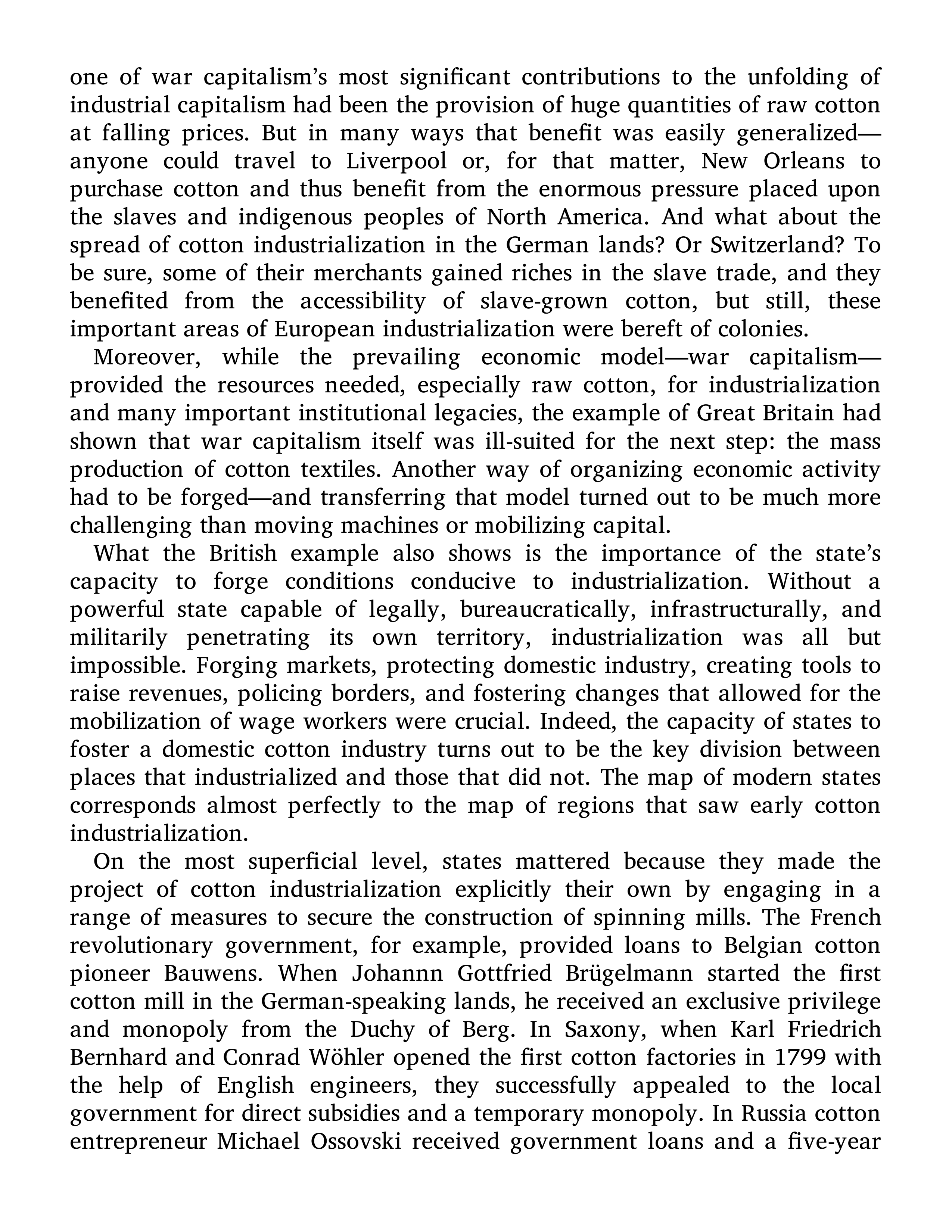 Sven Beckert Empire of Cotton A Global History Biography — page 172