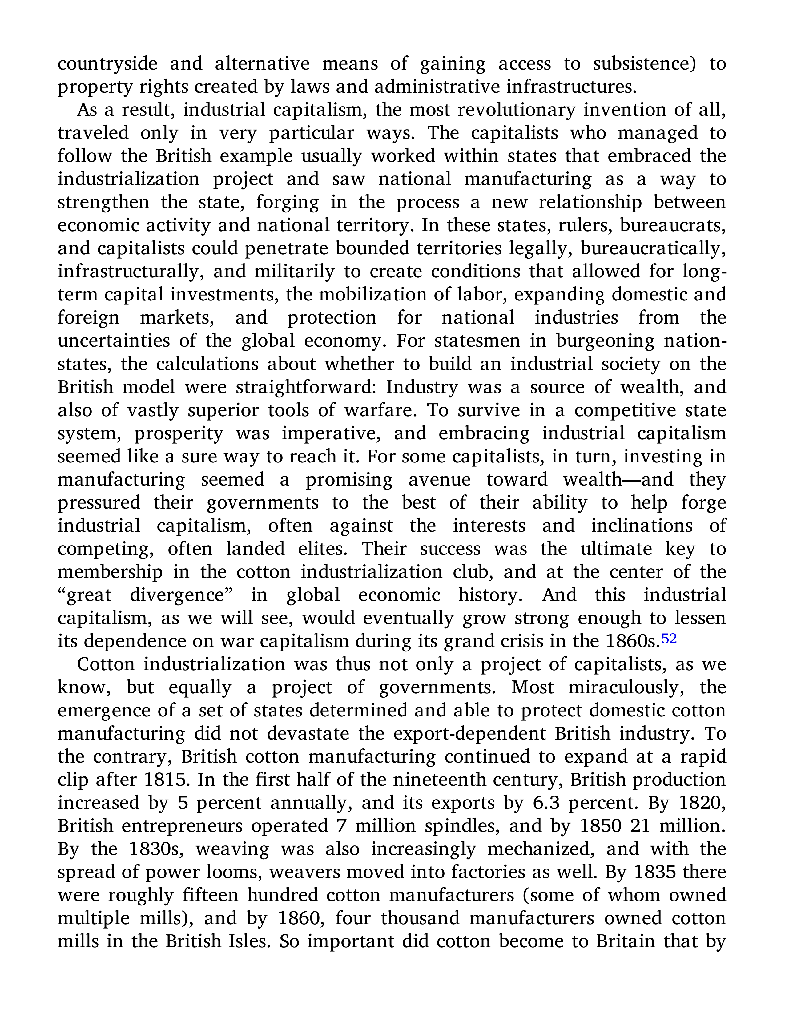 Sven Beckert Empire of Cotton A Global History Biography — page 181