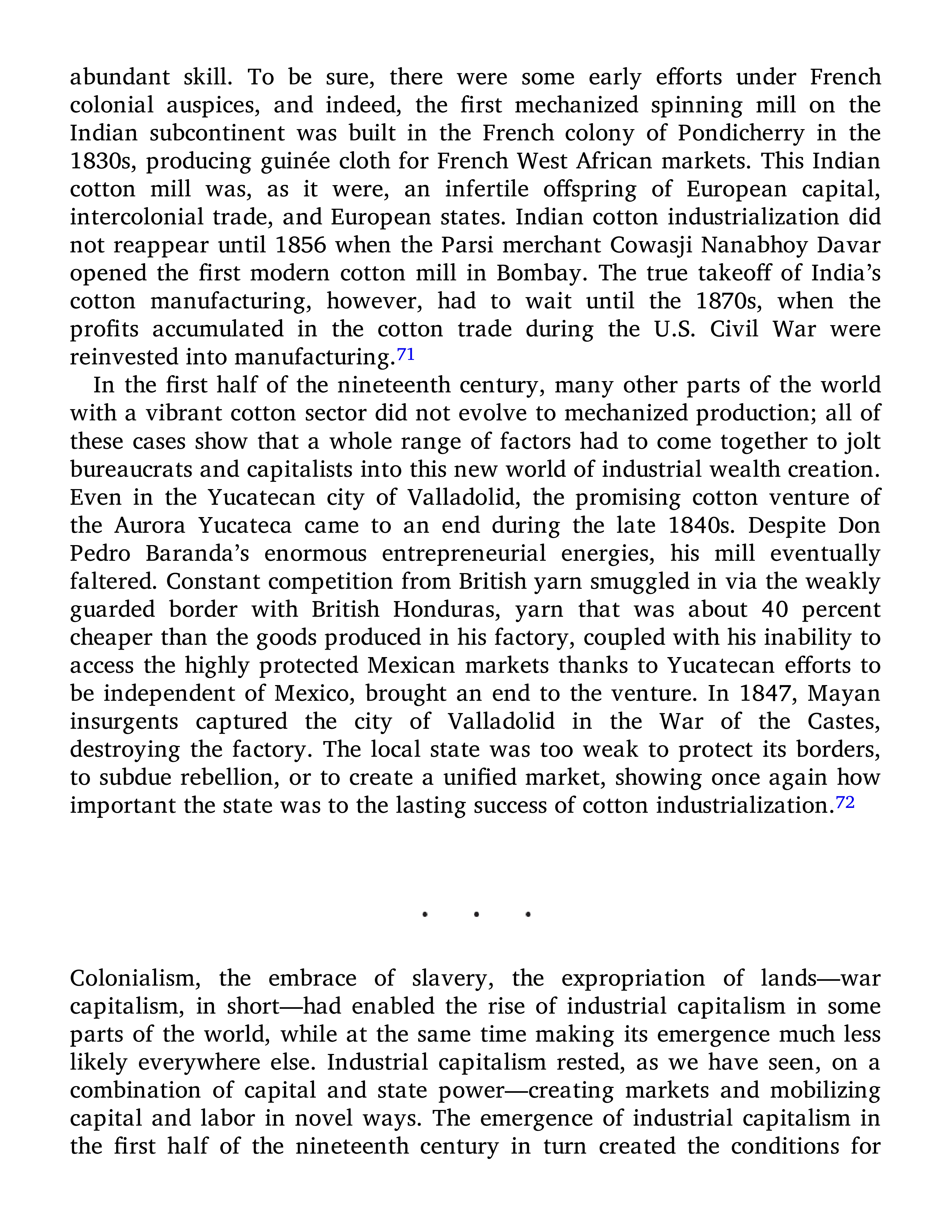 Sven Beckert Empire of Cotton A Global History Biography — page 189