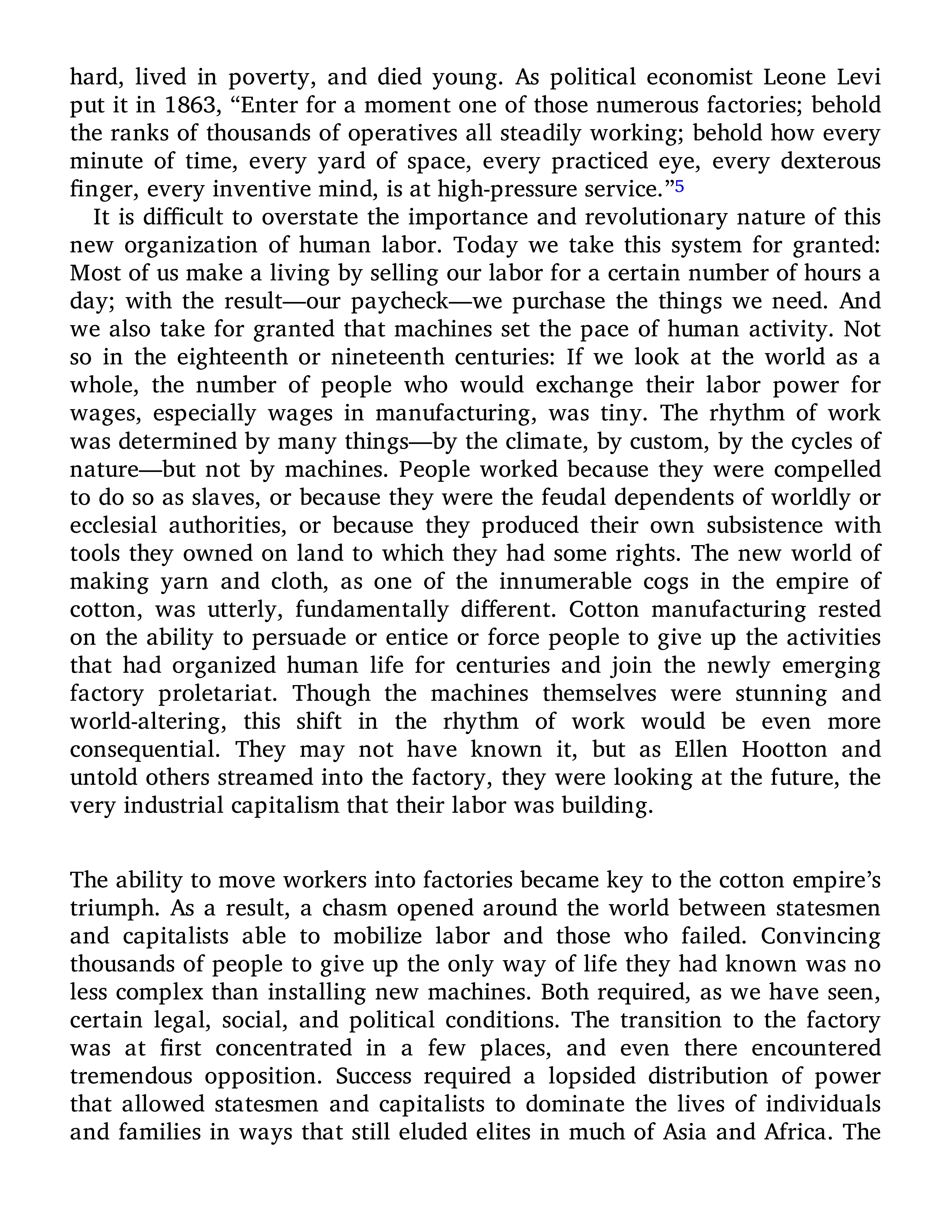 Sven Beckert Empire of Cotton A Global History Biography — page 196