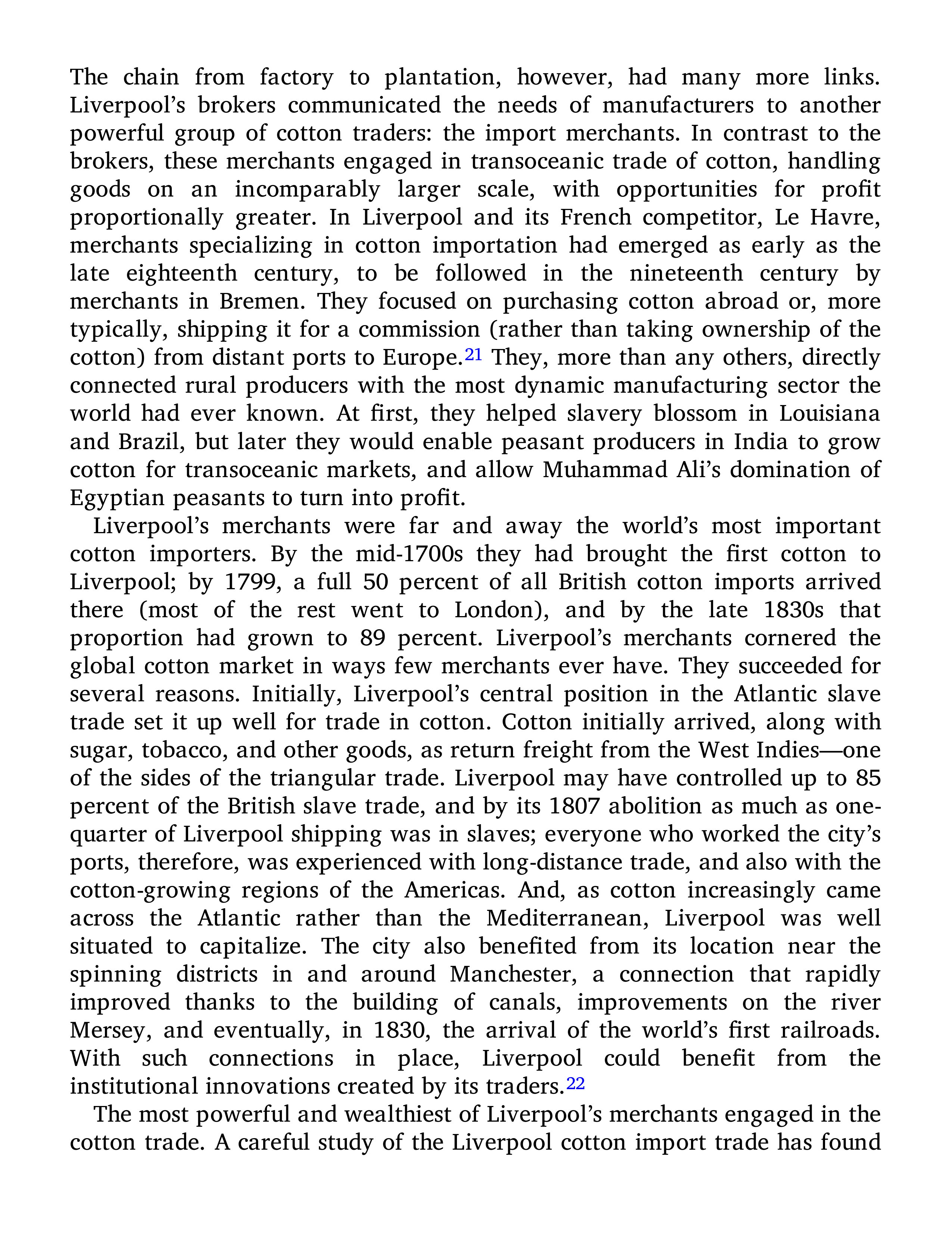 Sven Beckert Empire of Cotton A Global History Biography — page 230