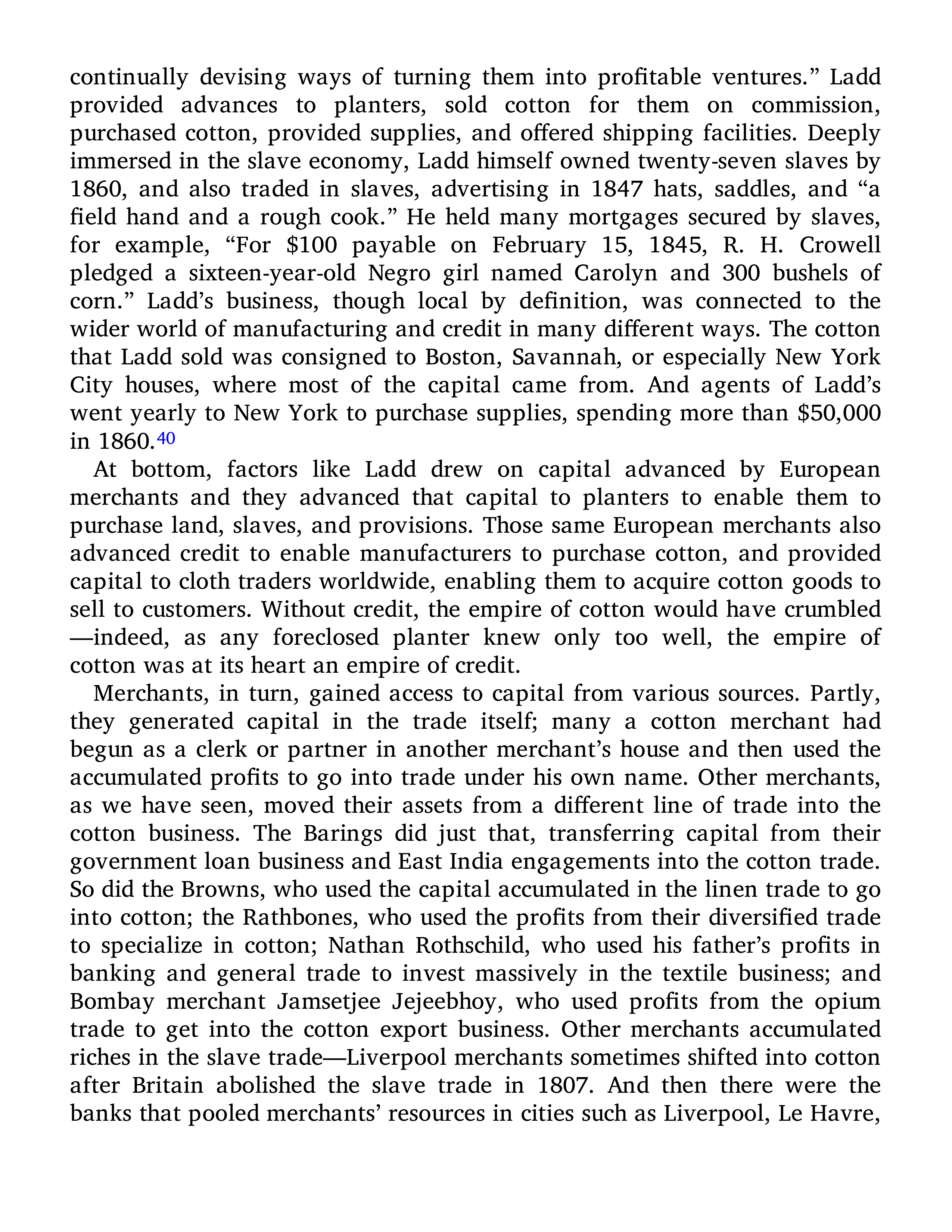 Sven Beckert Empire of Cotton A Global History Biography — page 240