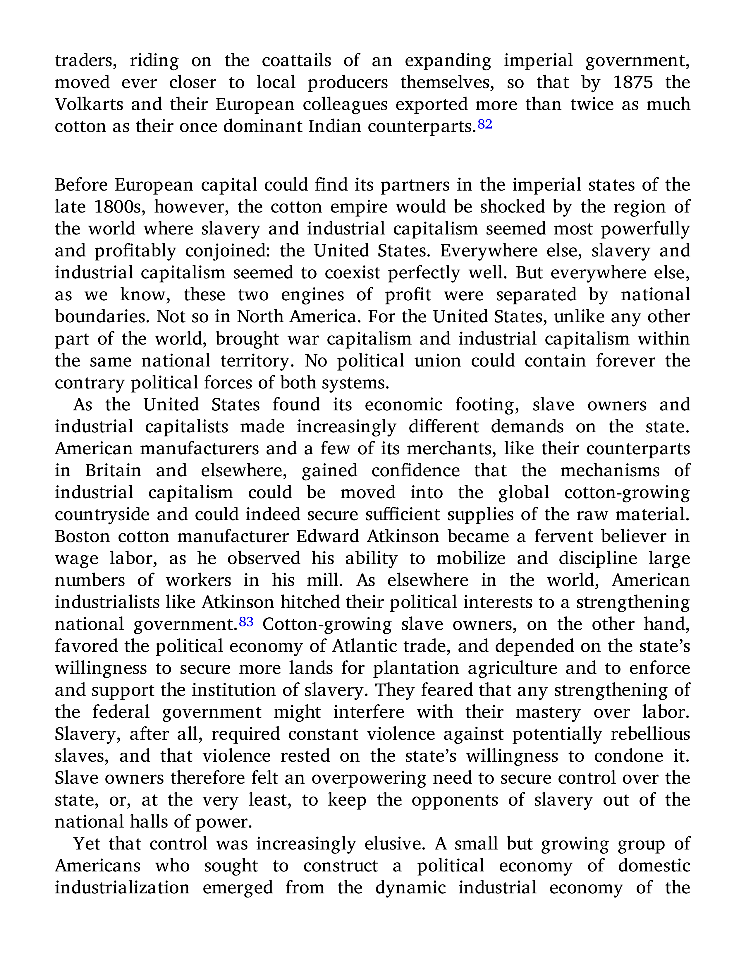 Sven Beckert Empire of Cotton A Global History Biography — page 257