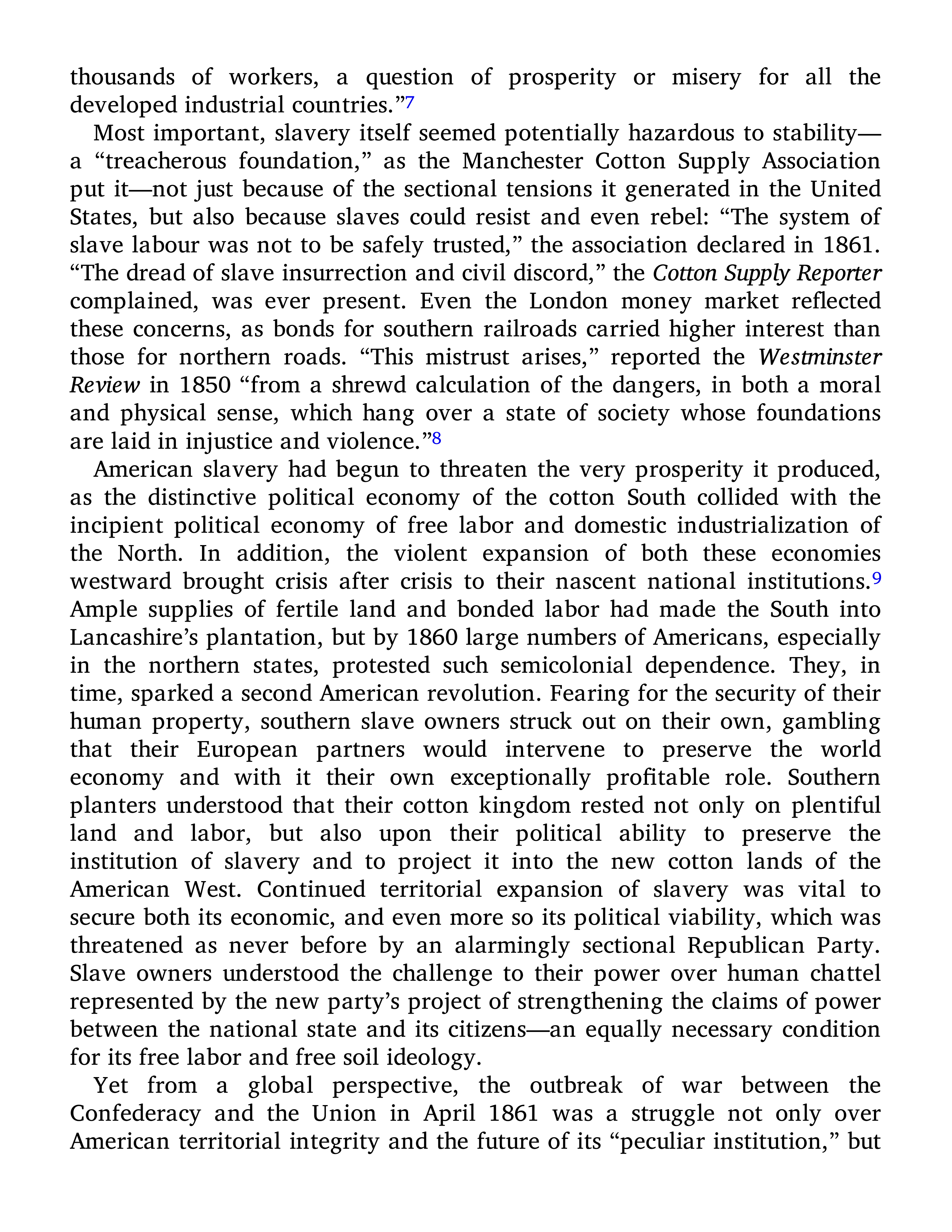 Sven Beckert Empire of Cotton A Global History Biography — page 263
