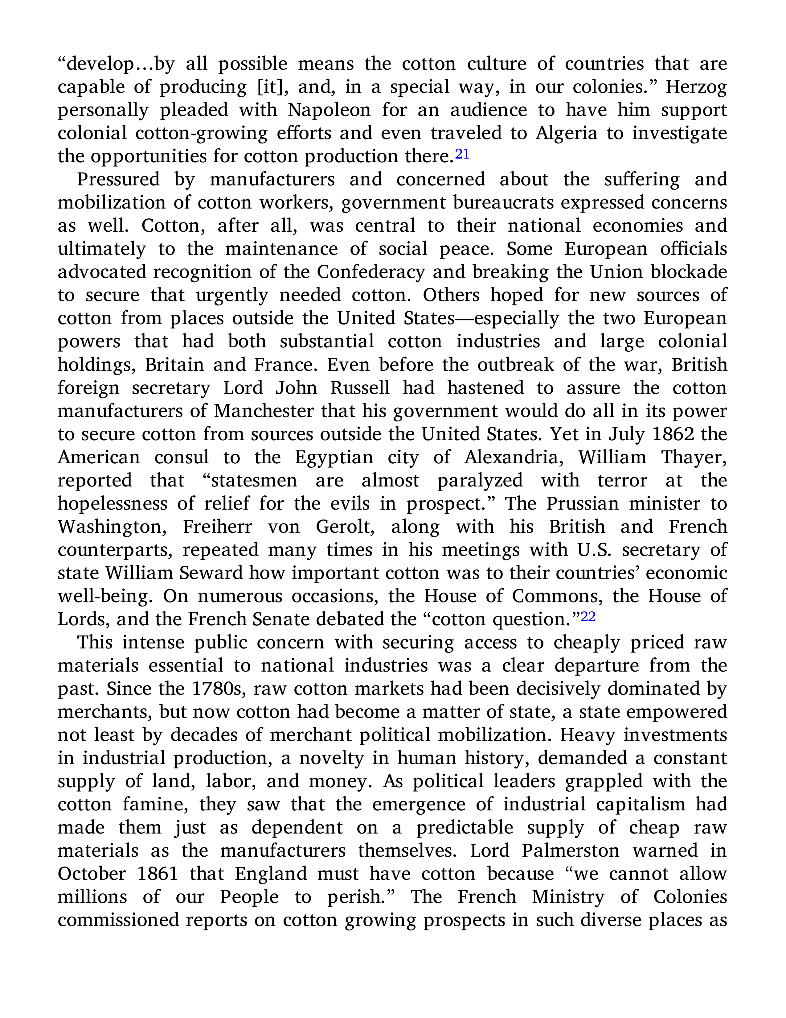 Sven Beckert Empire of Cotton A Global History Biography — page 268