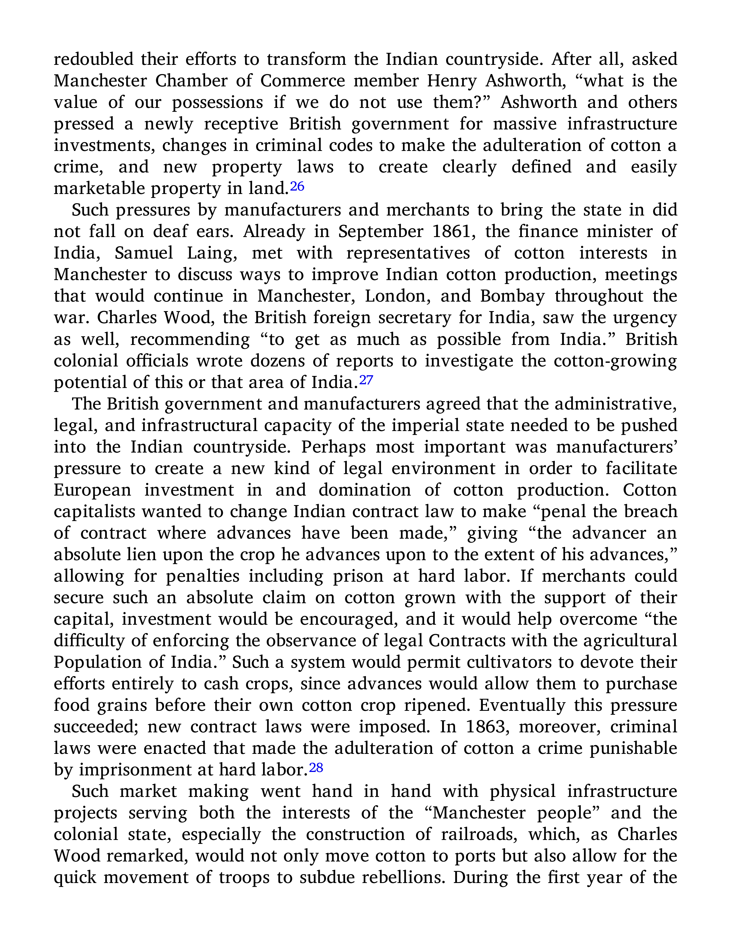 Sven Beckert Empire of Cotton A Global History Biography — page 270