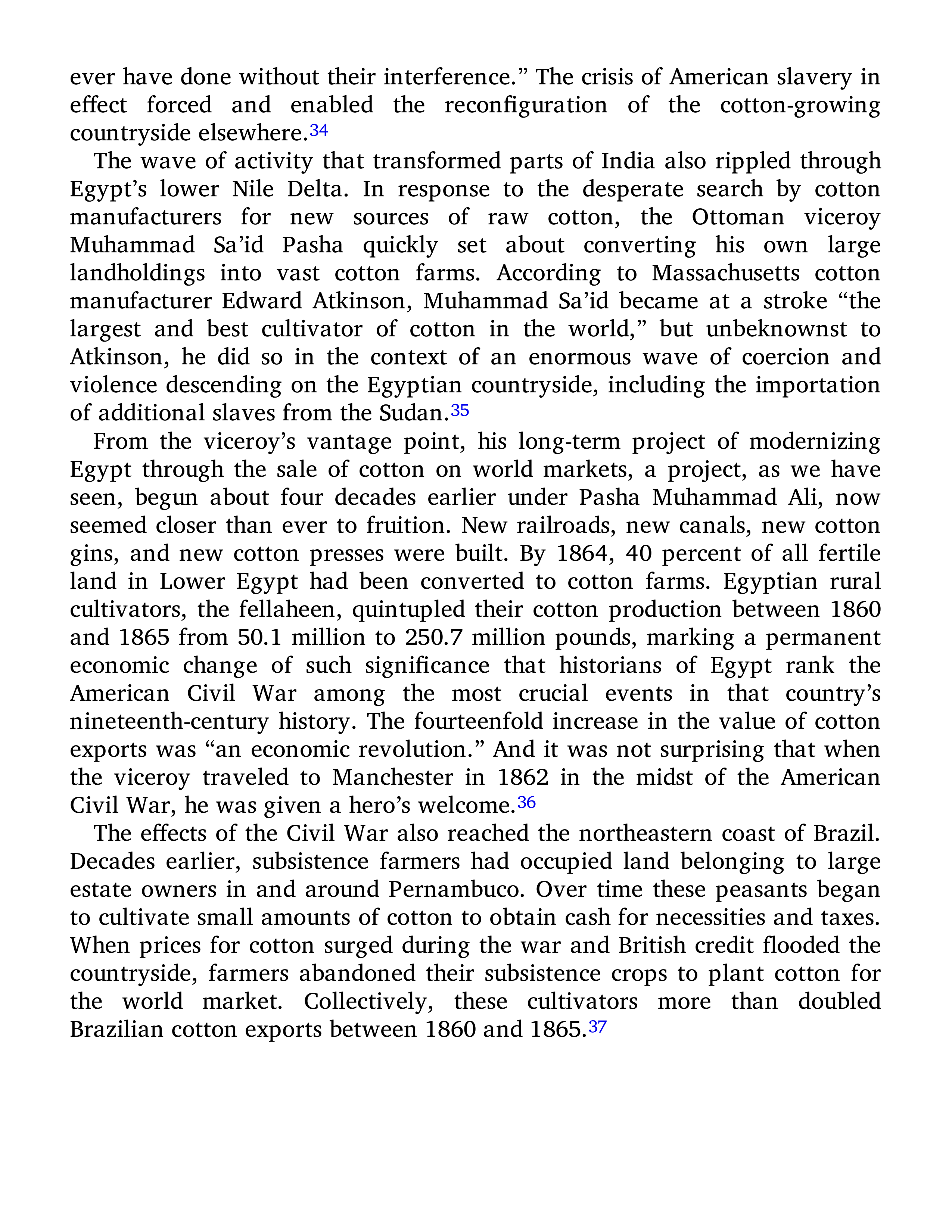 Sven Beckert Empire of Cotton A Global History Biography — page 274
