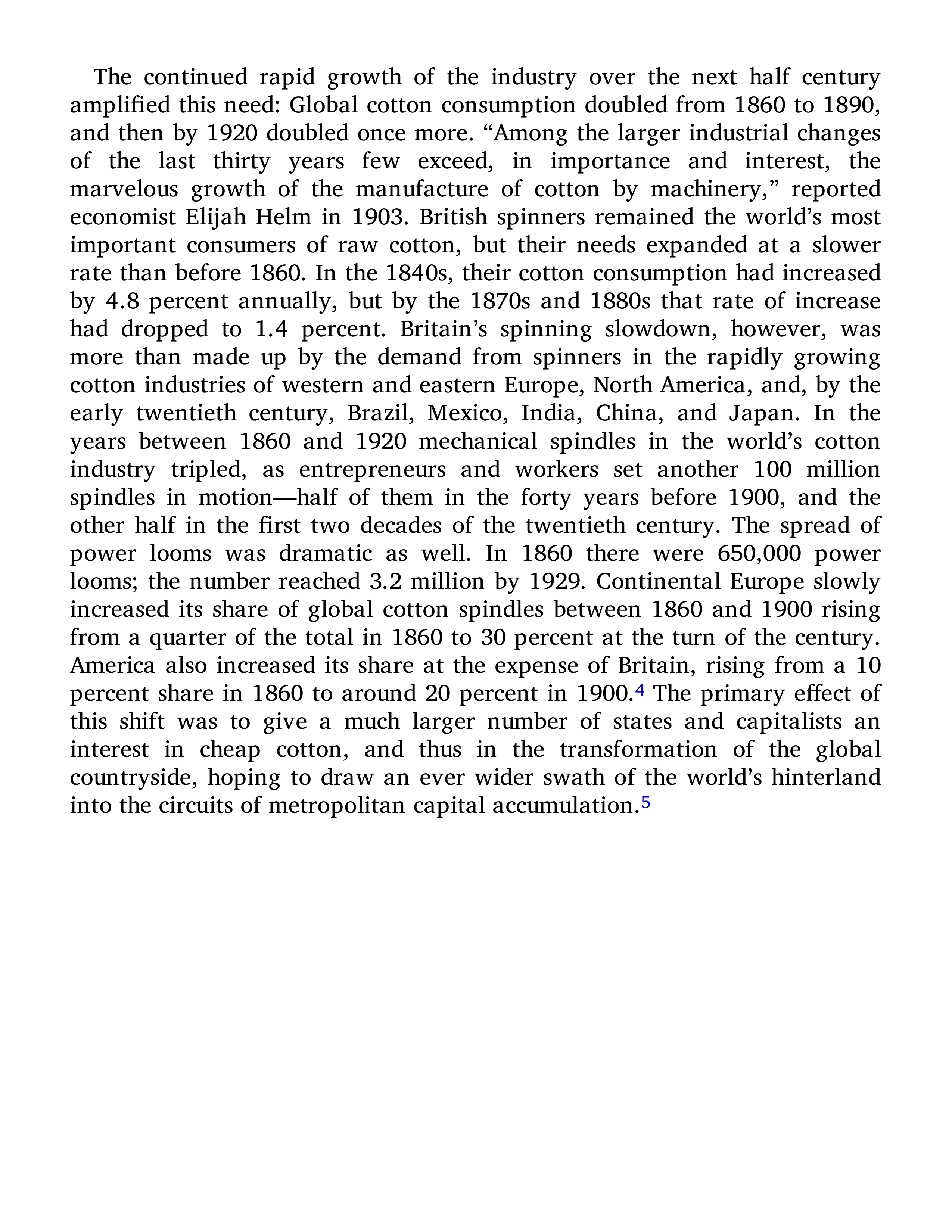 Sven Beckert Empire of Cotton A Global History Biography — page 295