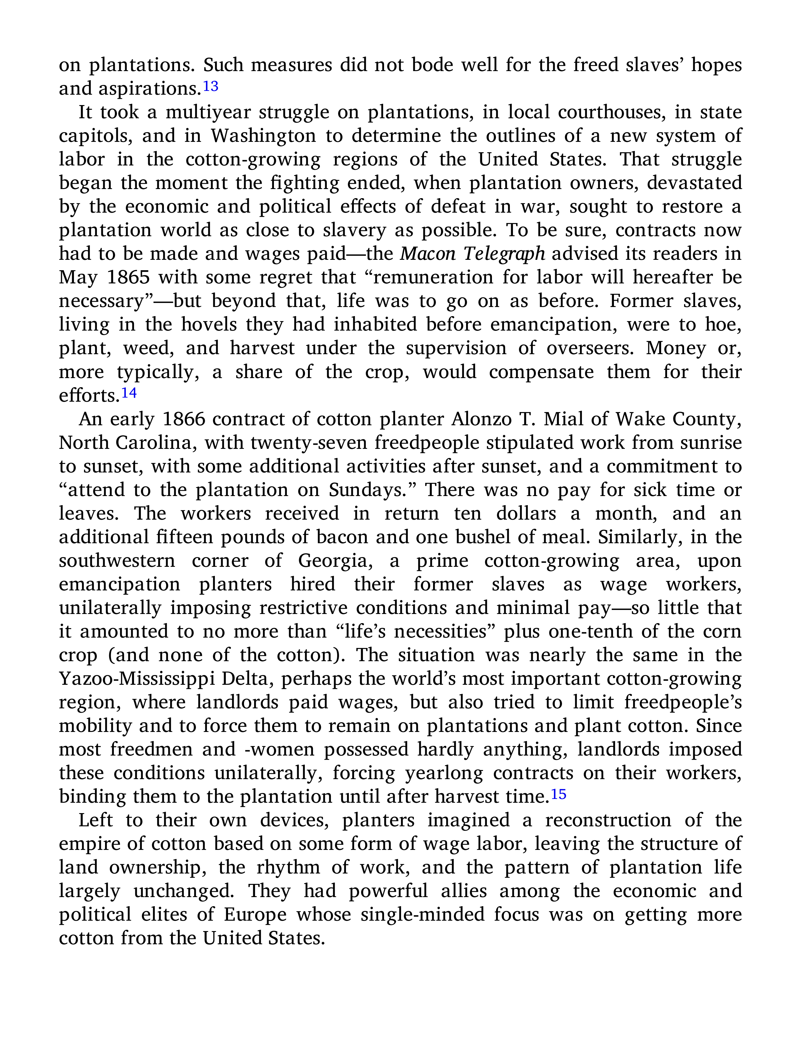 Sven Beckert Empire of Cotton A Global History Biography — page 300