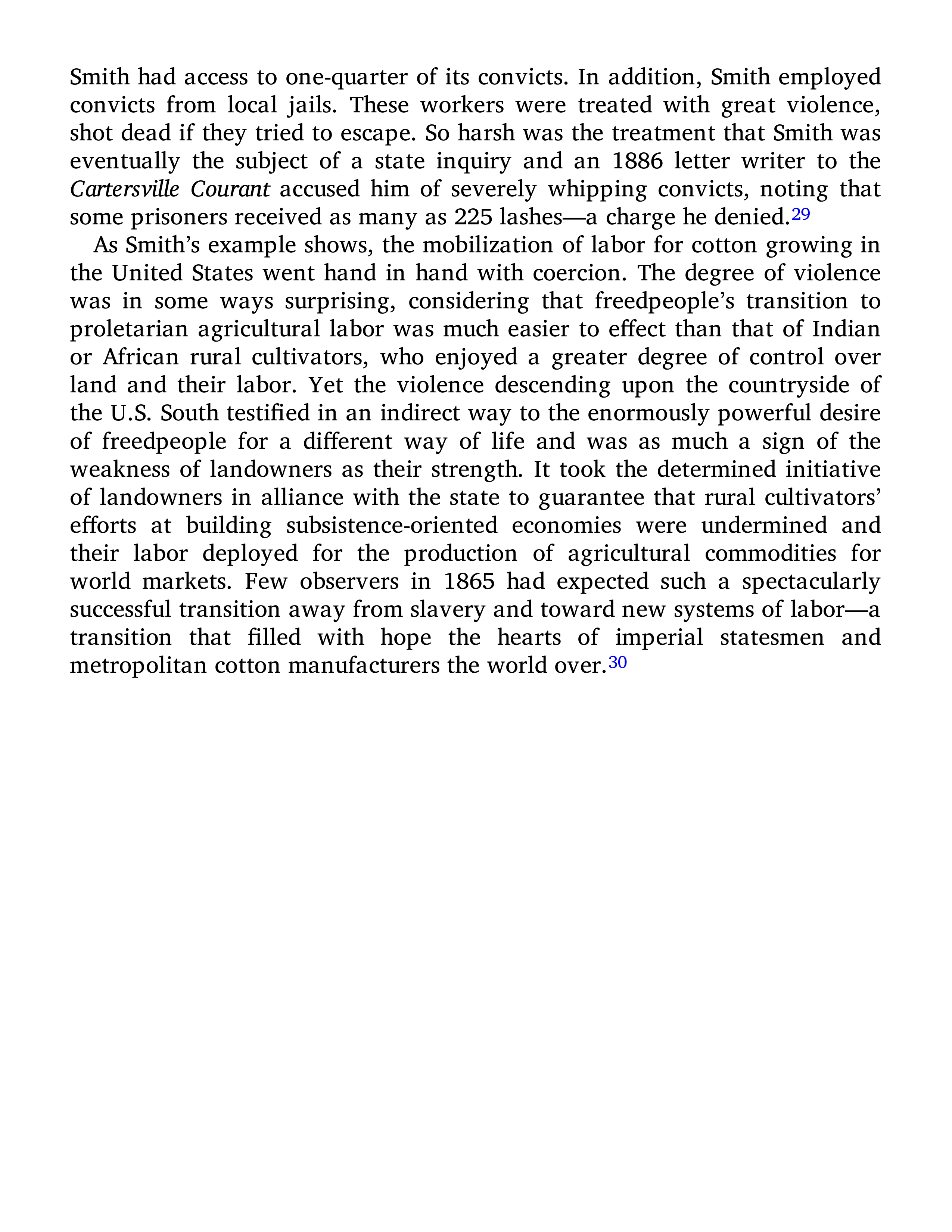 Sven Beckert Empire of Cotton A Global History Biography — page 309