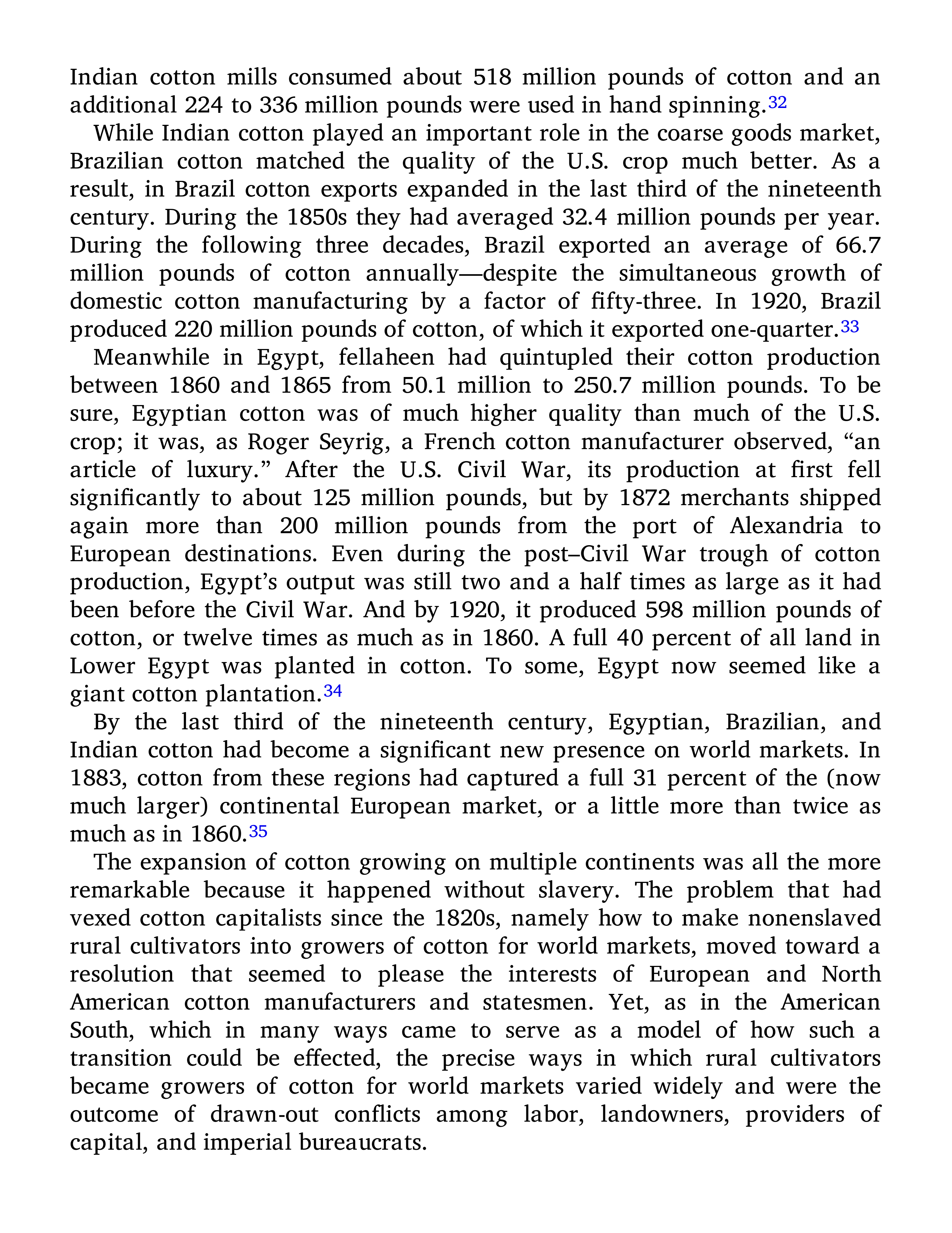 Sven Beckert Empire of Cotton A Global History Biography — page 312