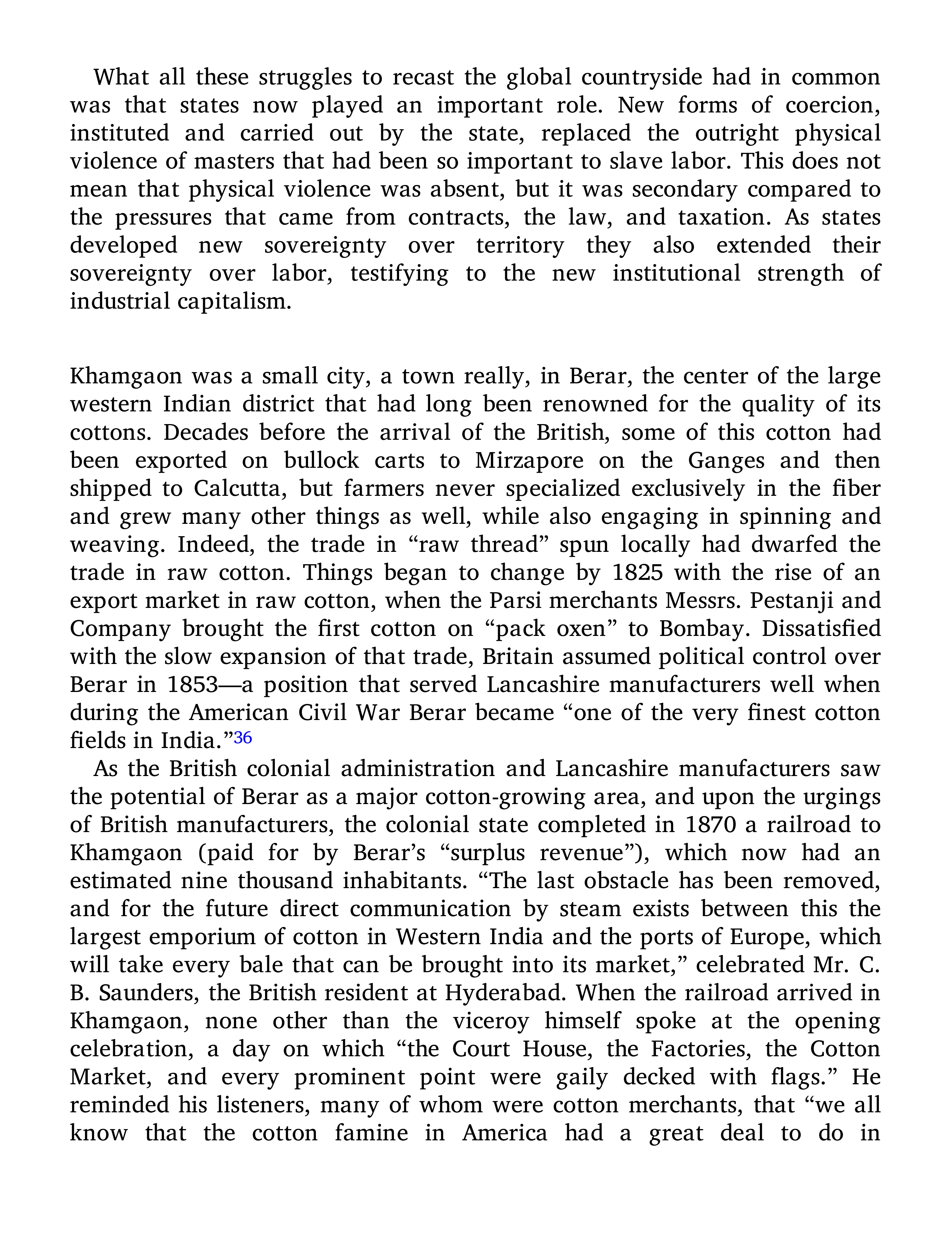 Sven Beckert Empire of Cotton A Global History Biography — page 313