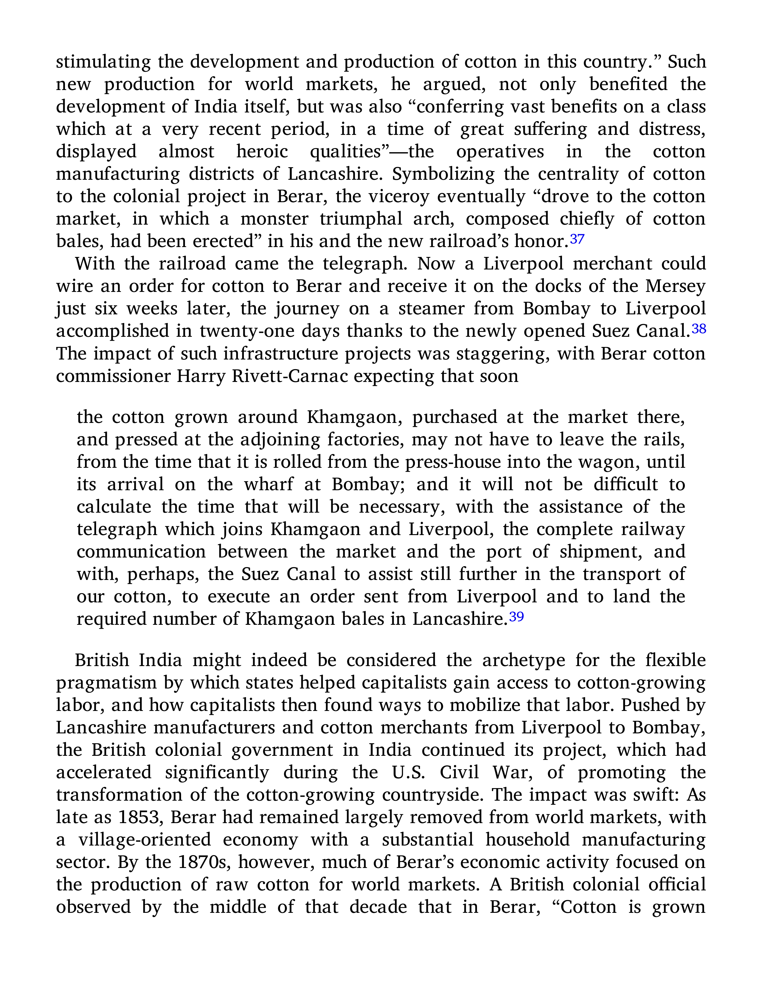Sven Beckert Empire of Cotton A Global History Biography — page 314