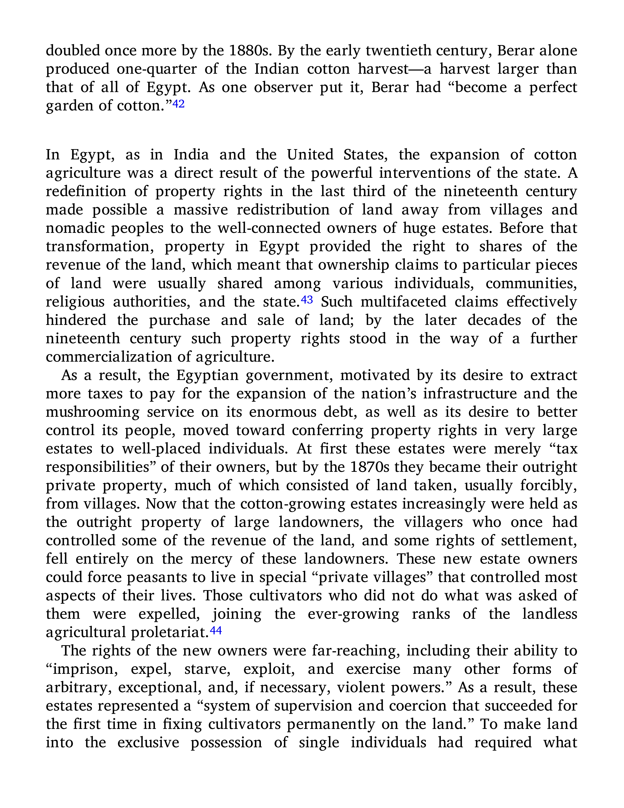 Sven Beckert Empire of Cotton A Global History Biography — page 316