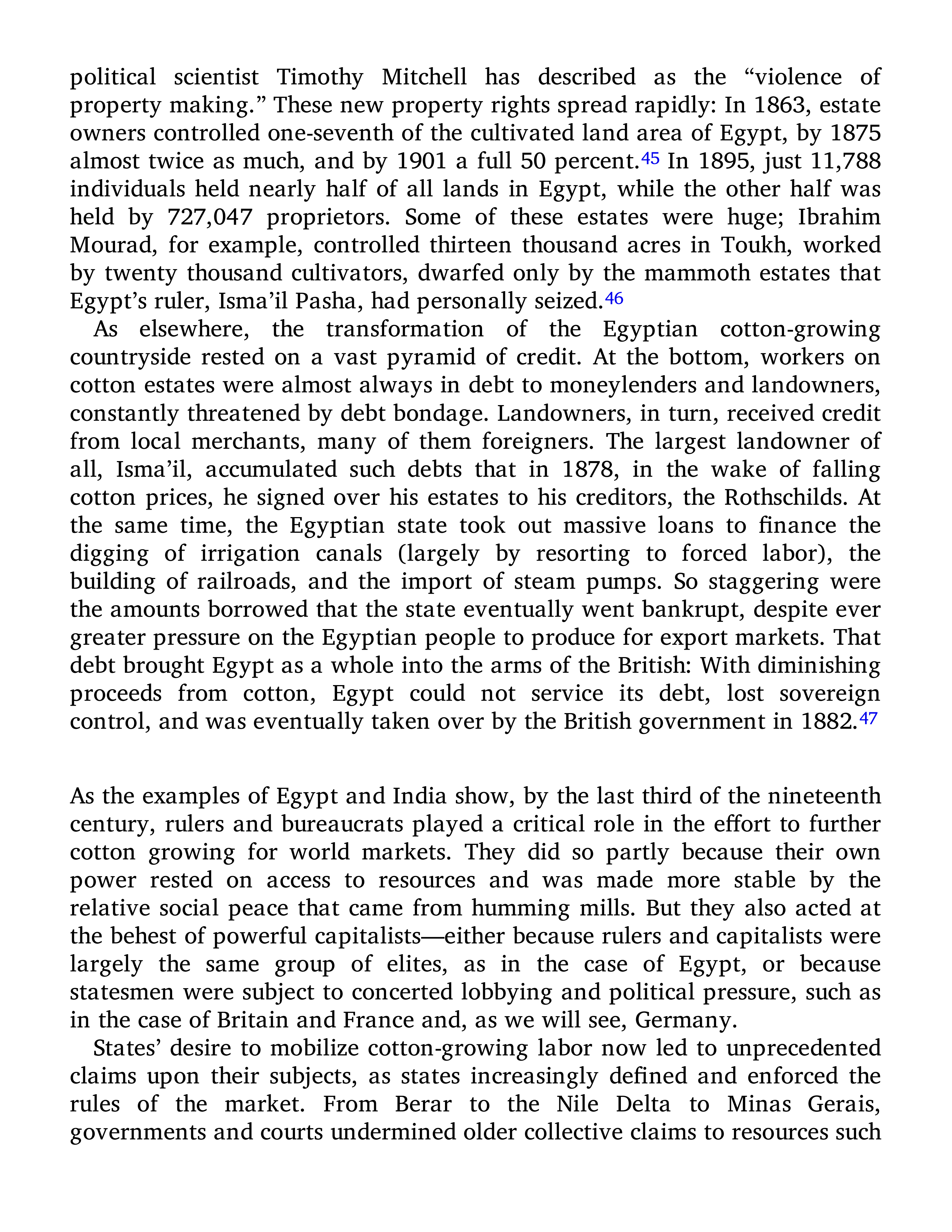 Sven Beckert Empire of Cotton A Global History Biography — page 317