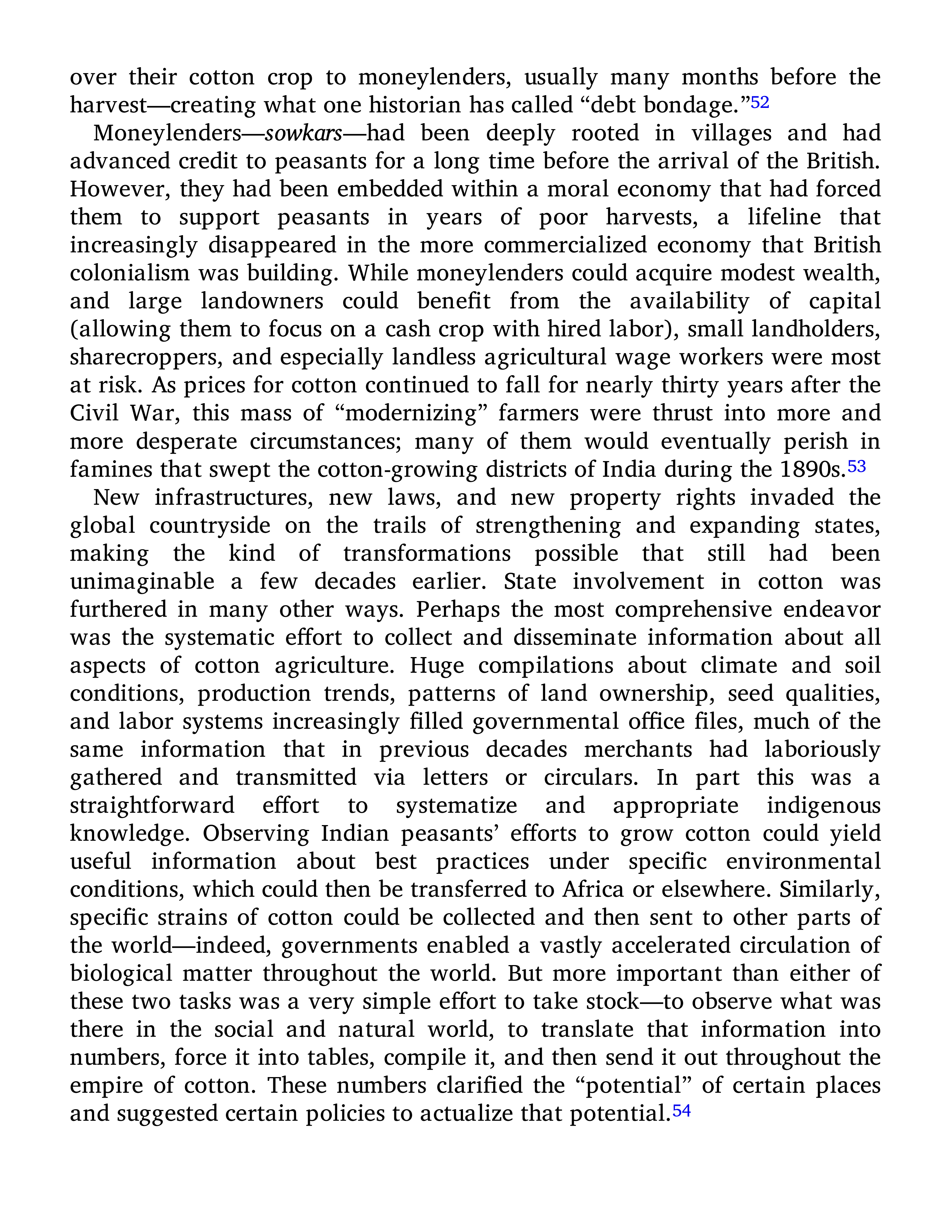 Sven Beckert Empire of Cotton A Global History Biography — page 320