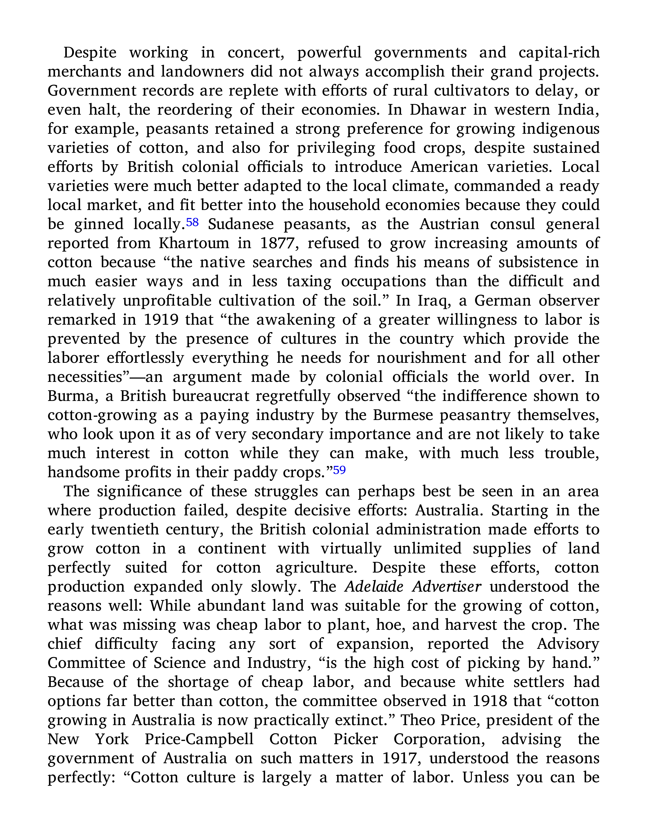 Sven Beckert Empire of Cotton A Global History Biography — page 322