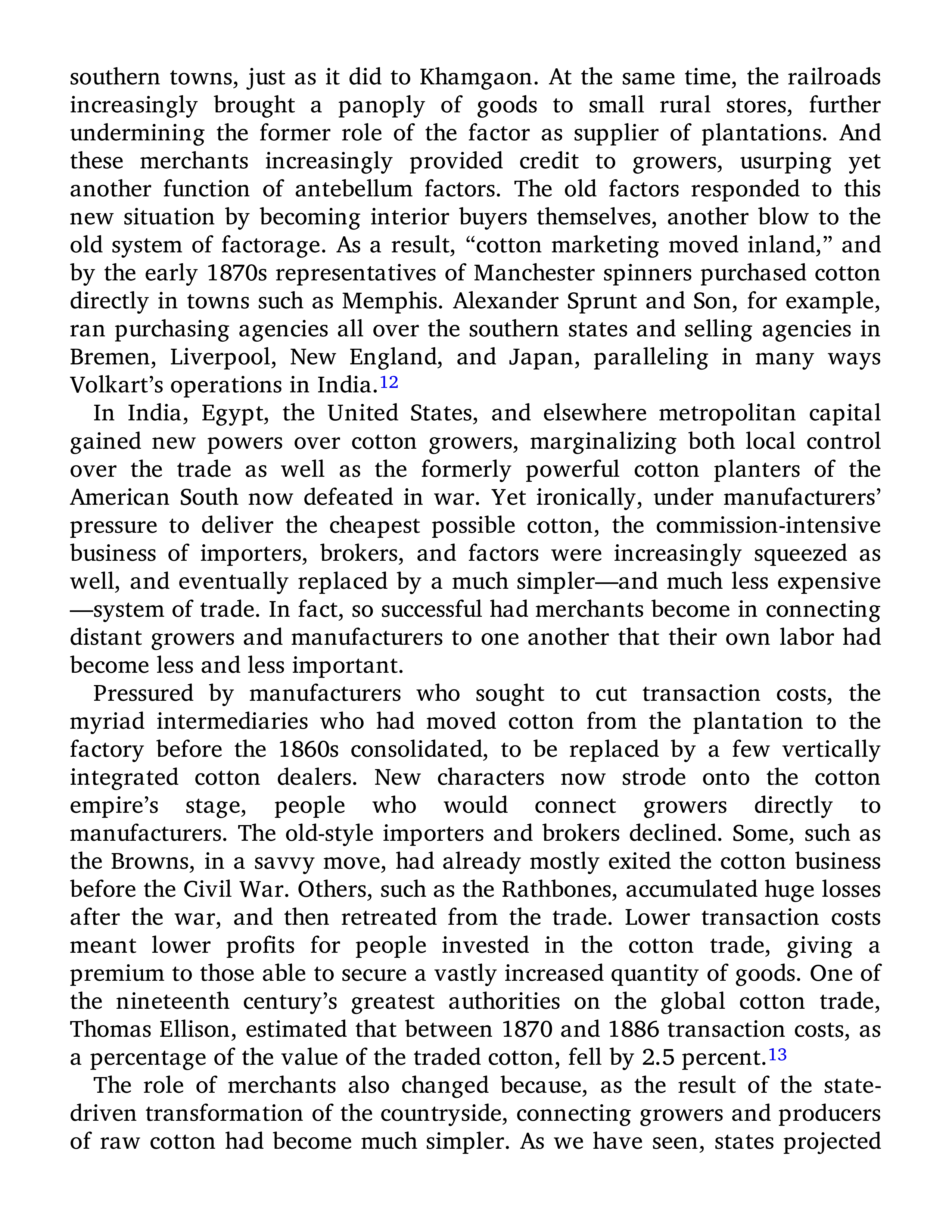 Sven Beckert Empire of Cotton A Global History Biography — page 337