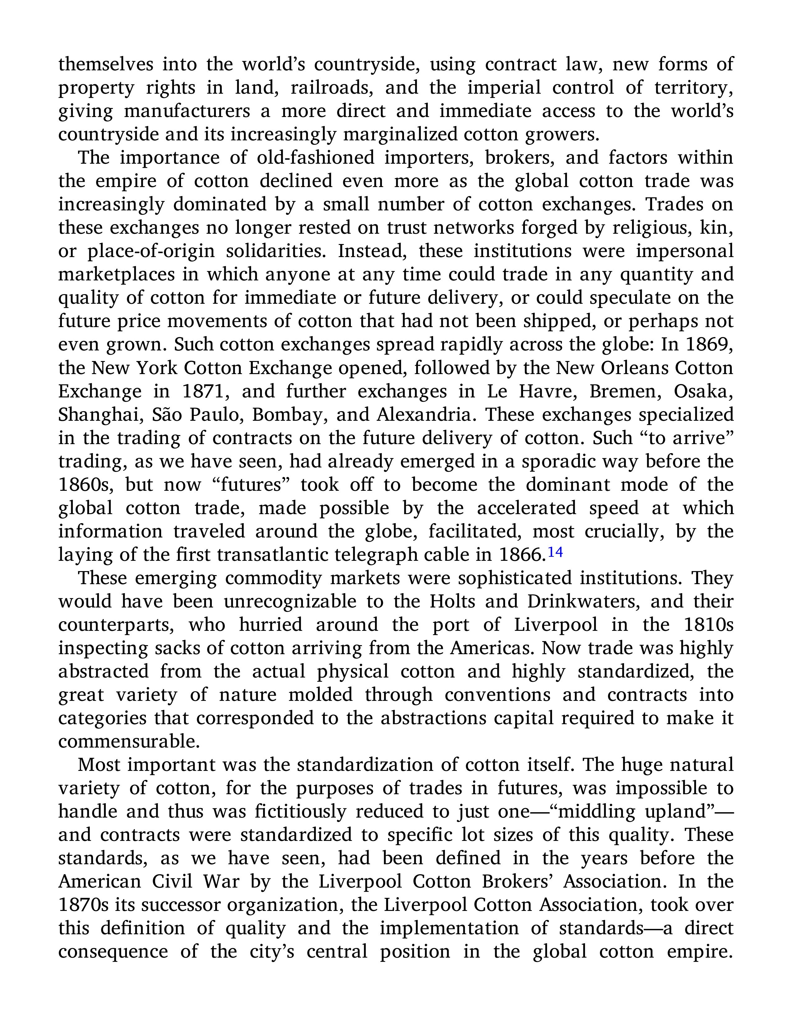 Sven Beckert Empire of Cotton A Global History Biography — page 338