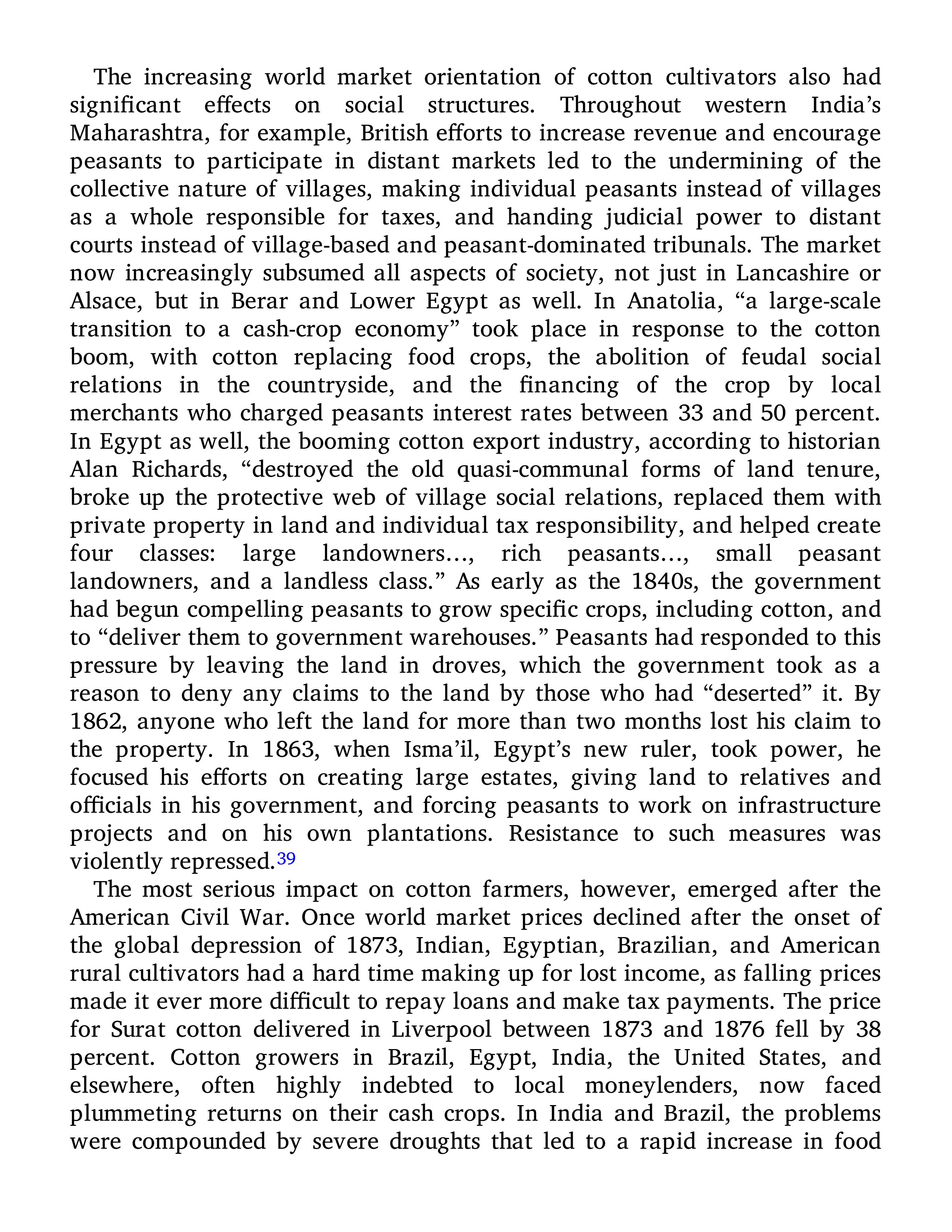 Sven Beckert Empire of Cotton A Global History Biography — page 353