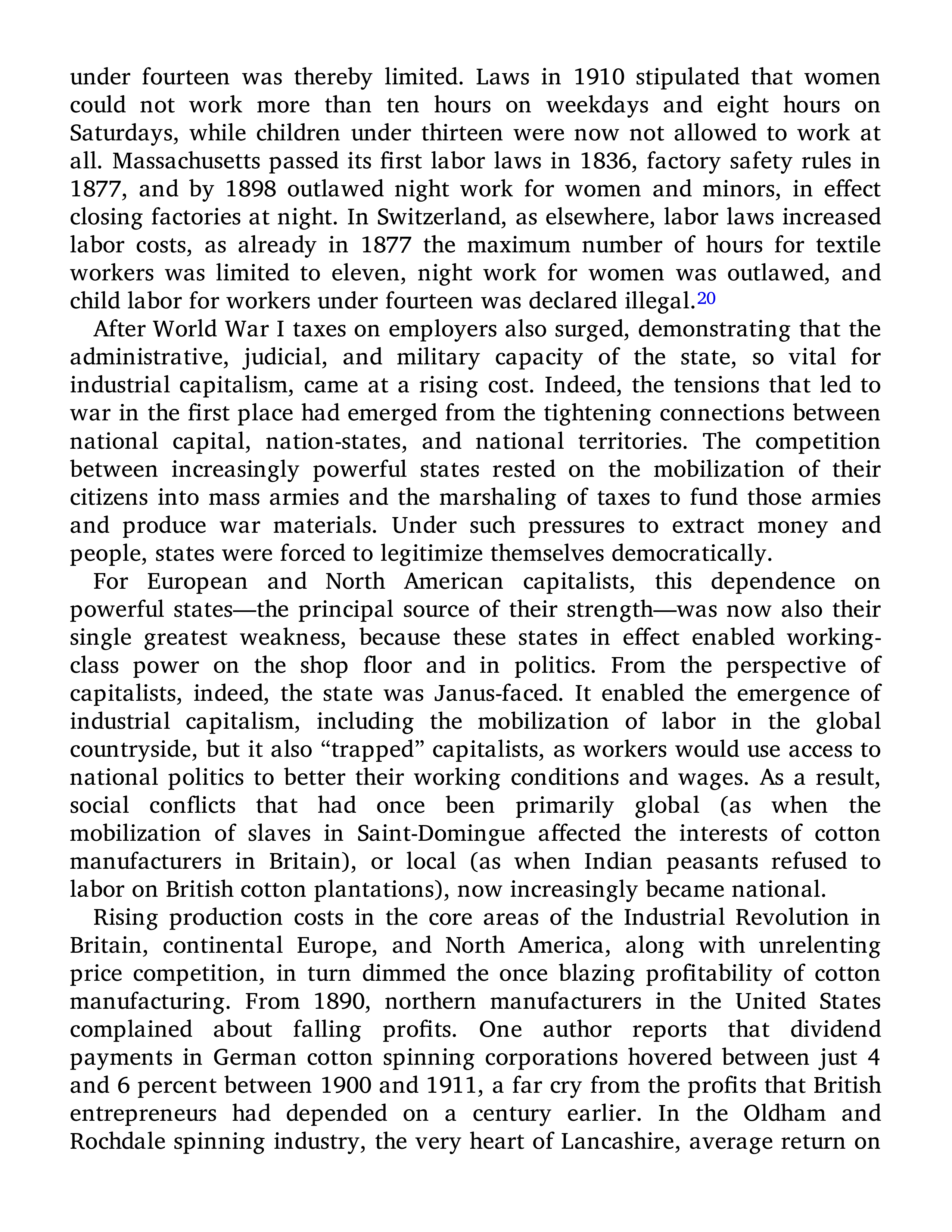 Sven Beckert Empire of Cotton A Global History Biography — page 408