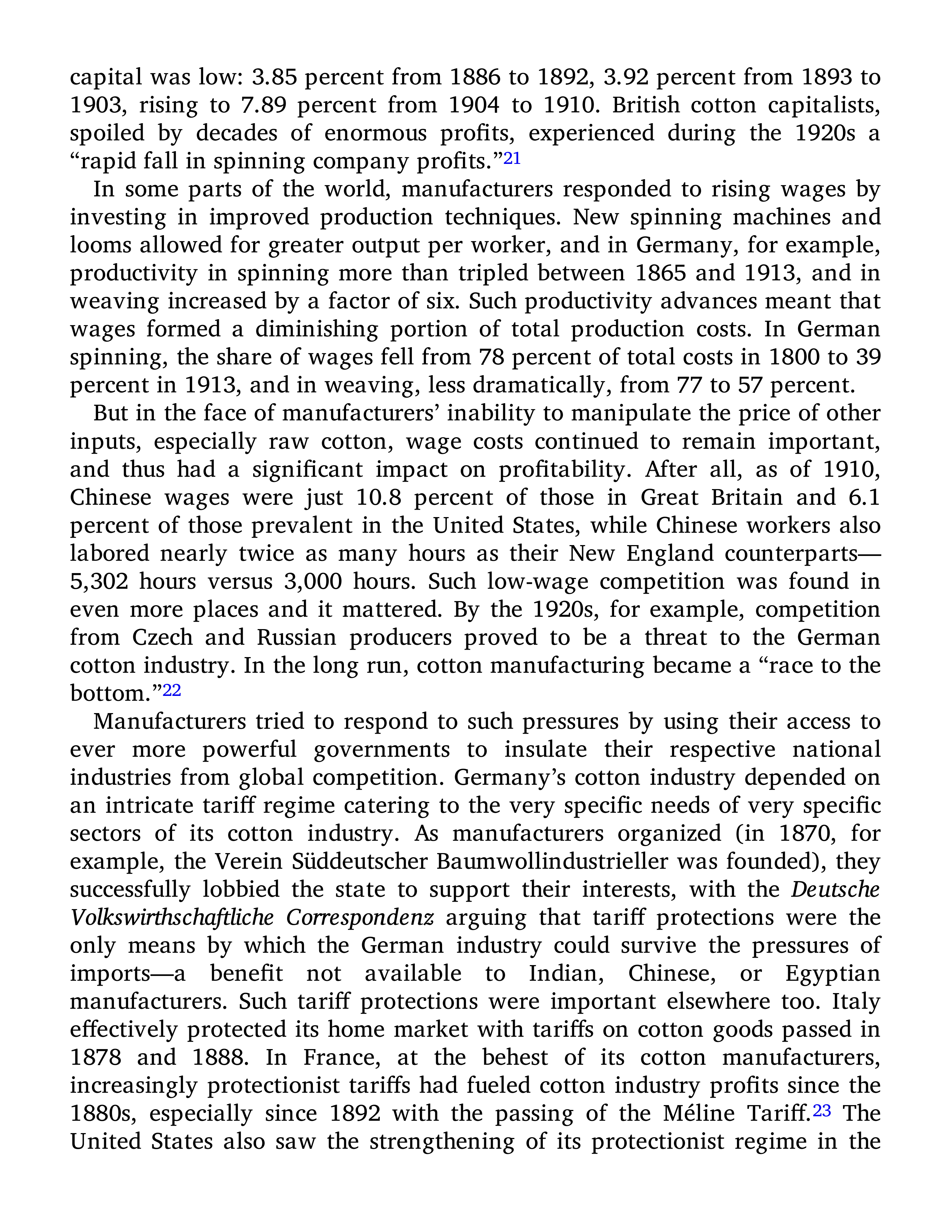 Sven Beckert Empire of Cotton A Global History Biography — page 409