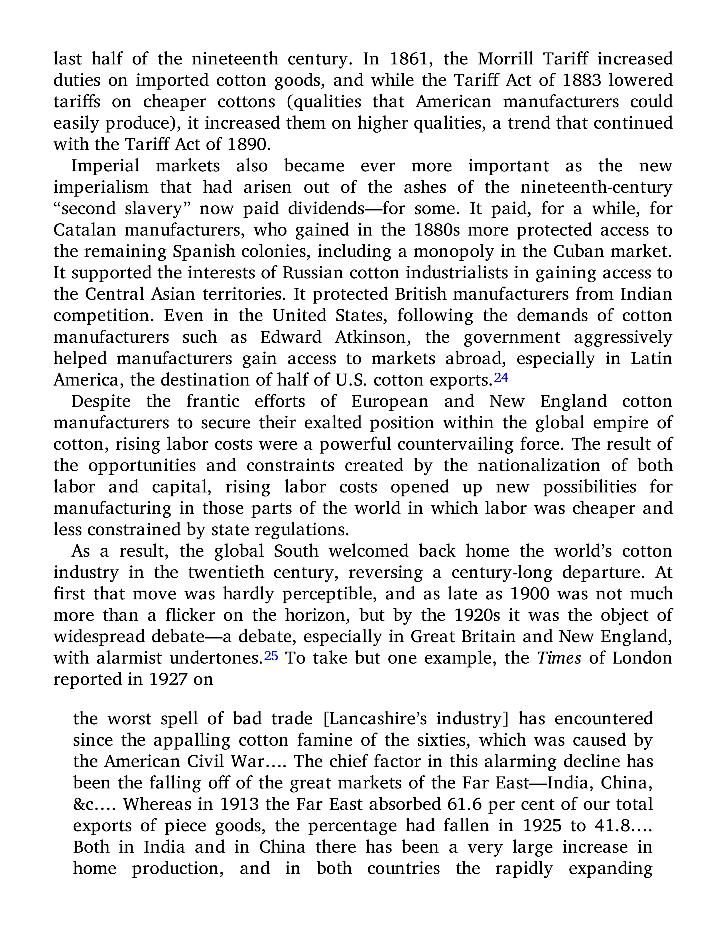 Sven Beckert Empire of Cotton A Global History Biography — page 410