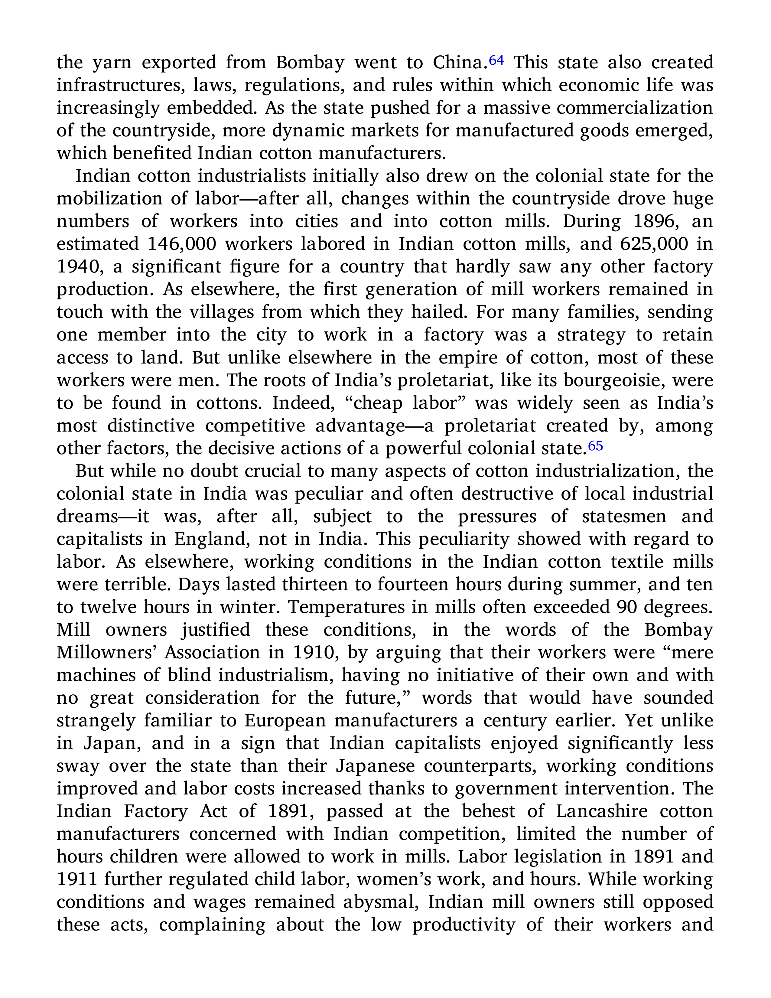 Sven Beckert Empire of Cotton A Global History Biography — page 431