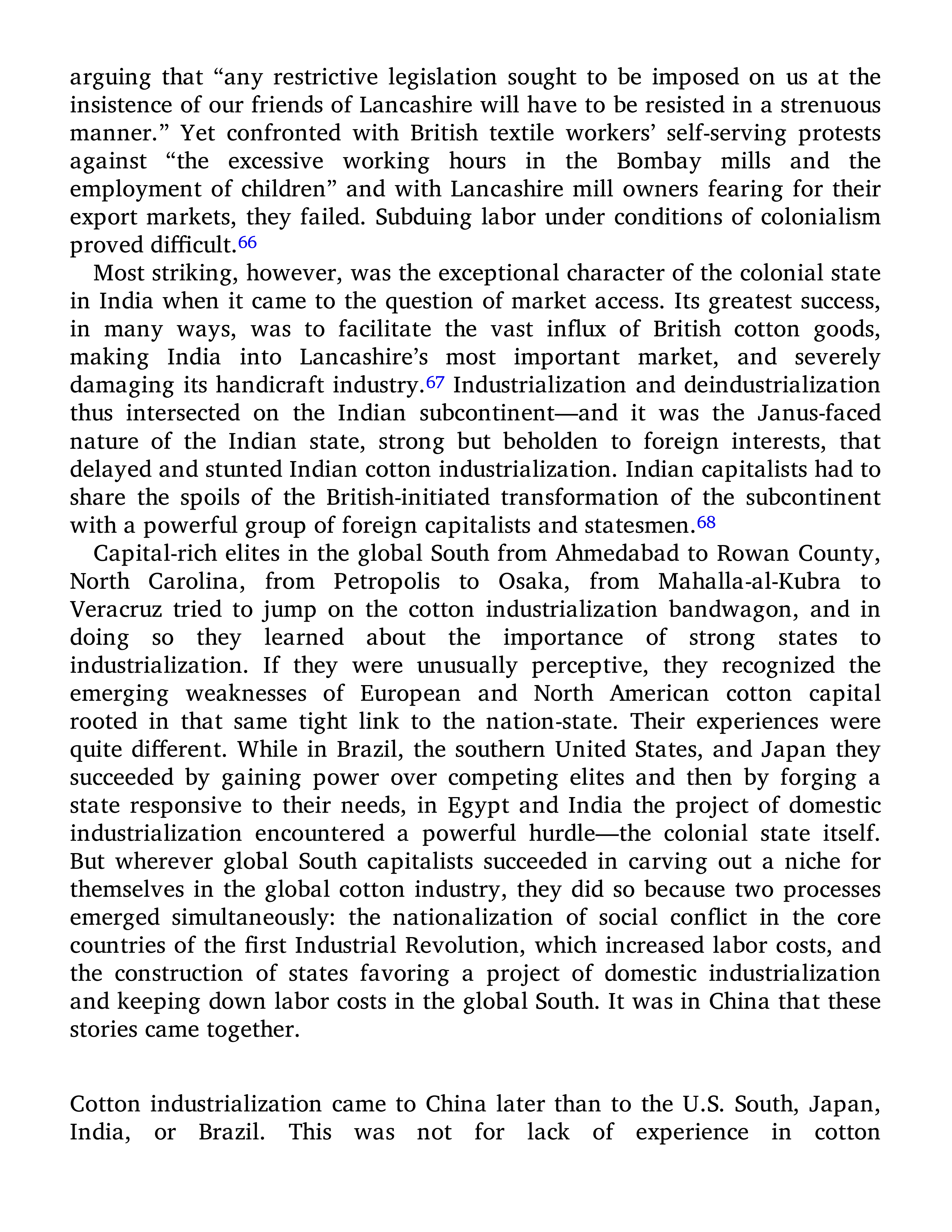 Sven Beckert Empire of Cotton A Global History Biography — page 432