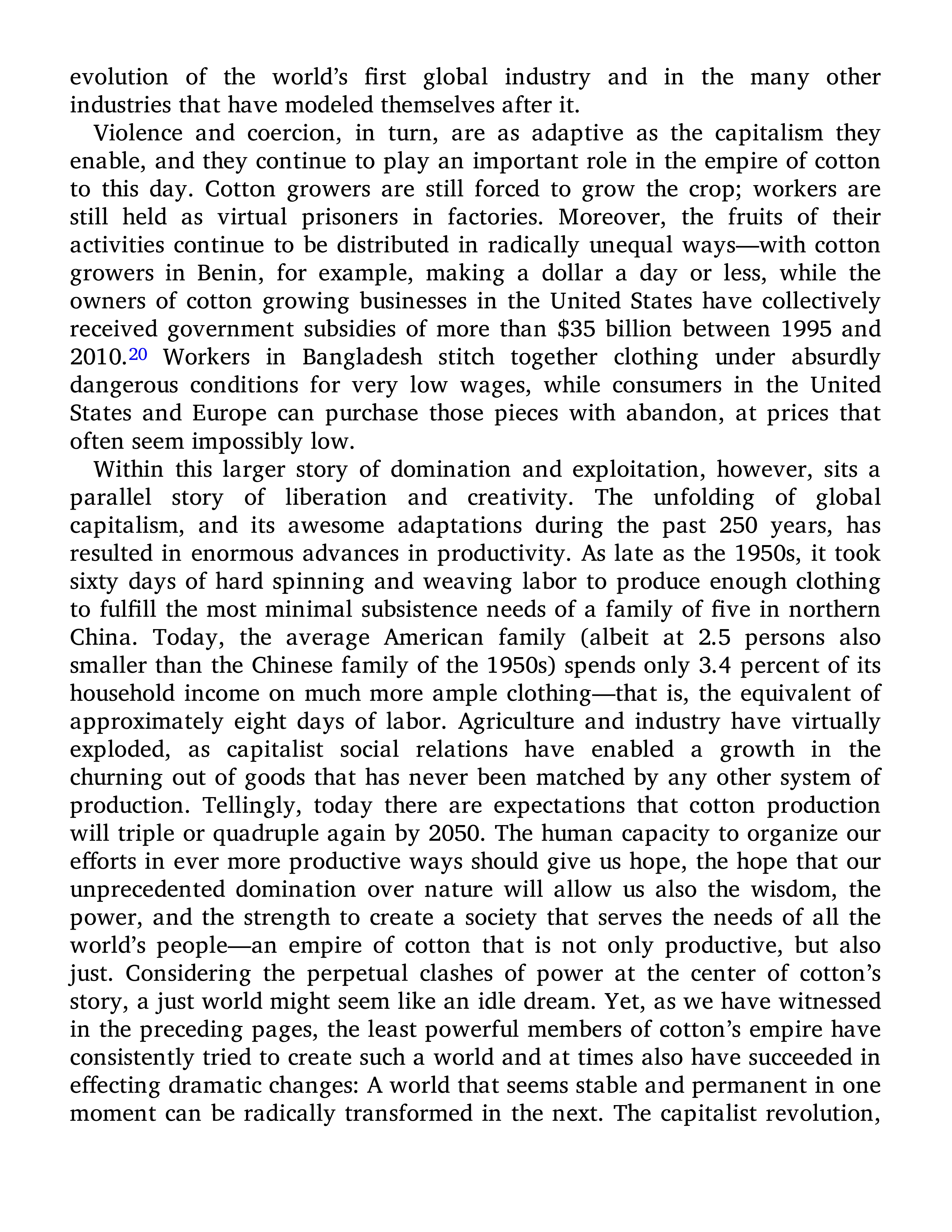 Sven Beckert Empire of Cotton A Global History Biography — page 464