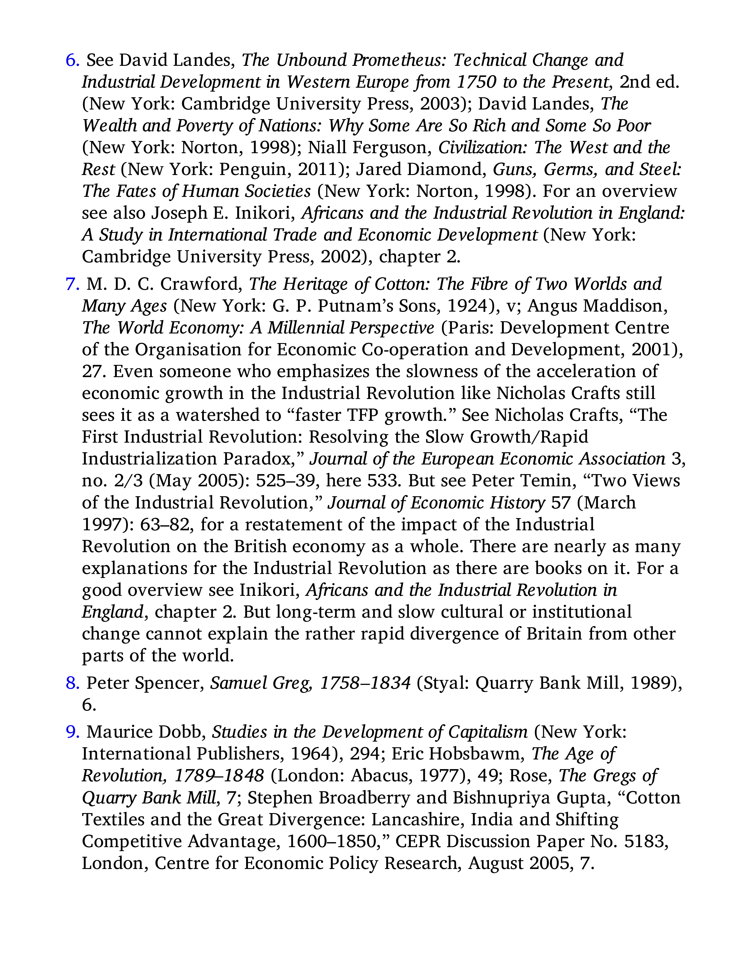 Sven Beckert Empire of Cotton A Global History Biography — page 498