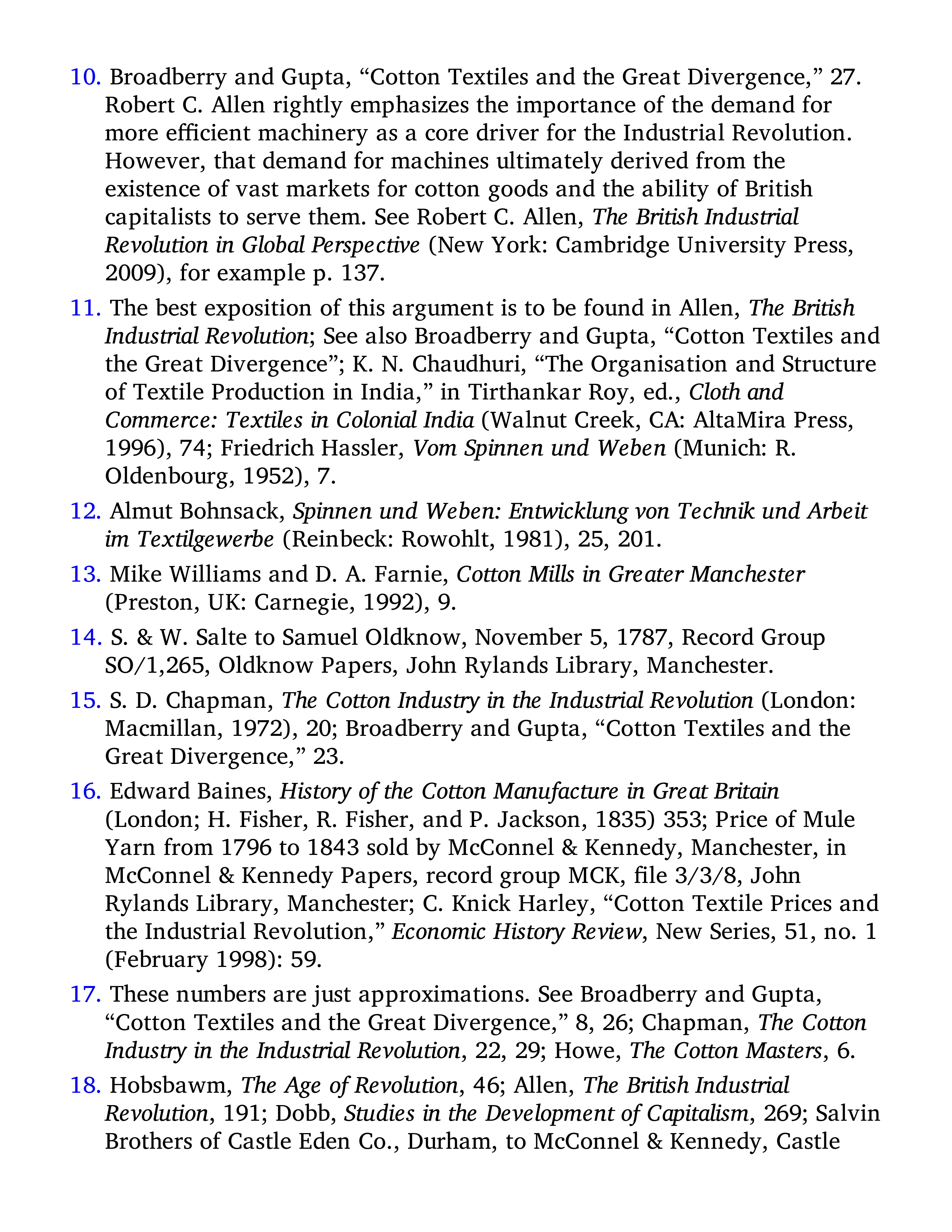 Sven Beckert Empire of Cotton A Global History Biography — page 499