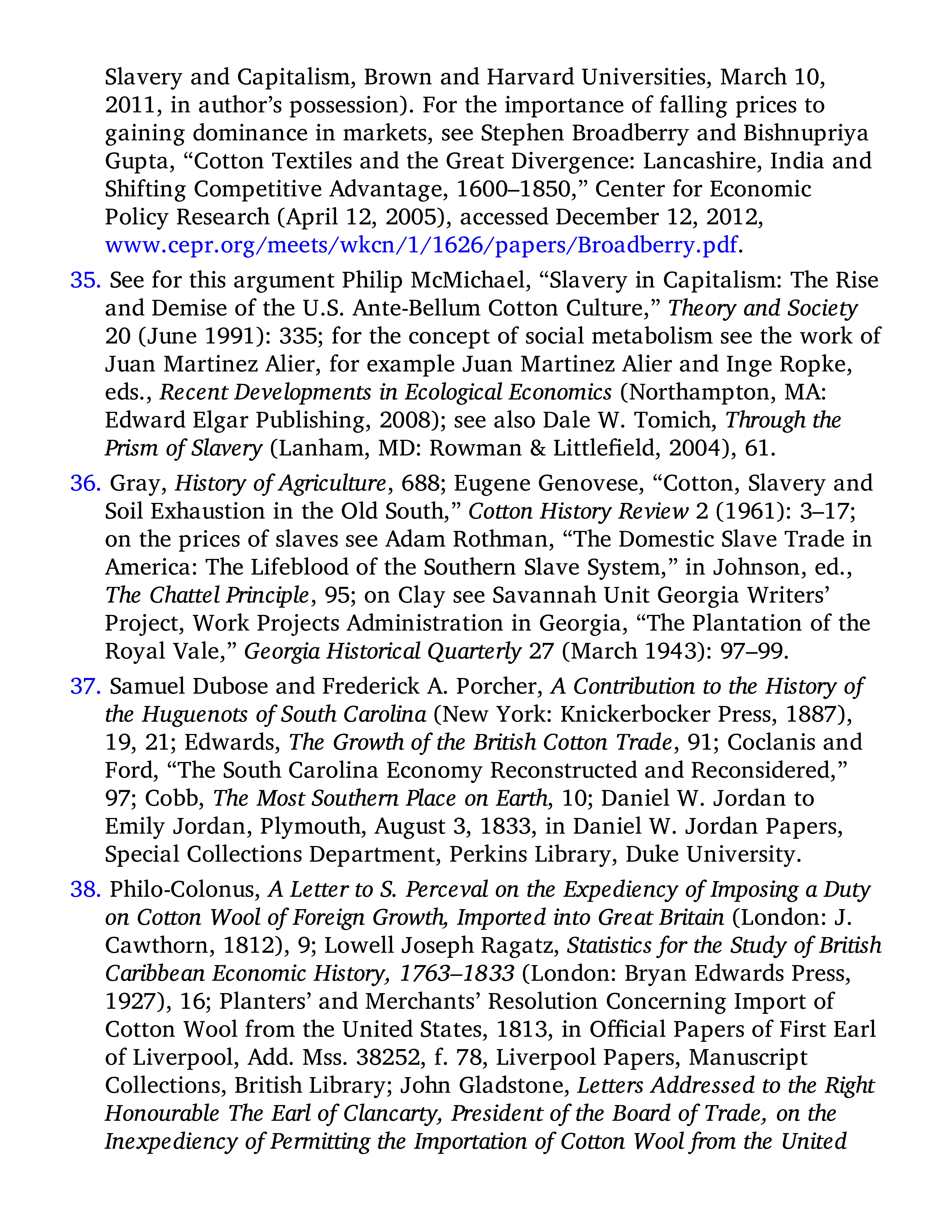 Sven Beckert Empire of Cotton A Global History Biography — page 519