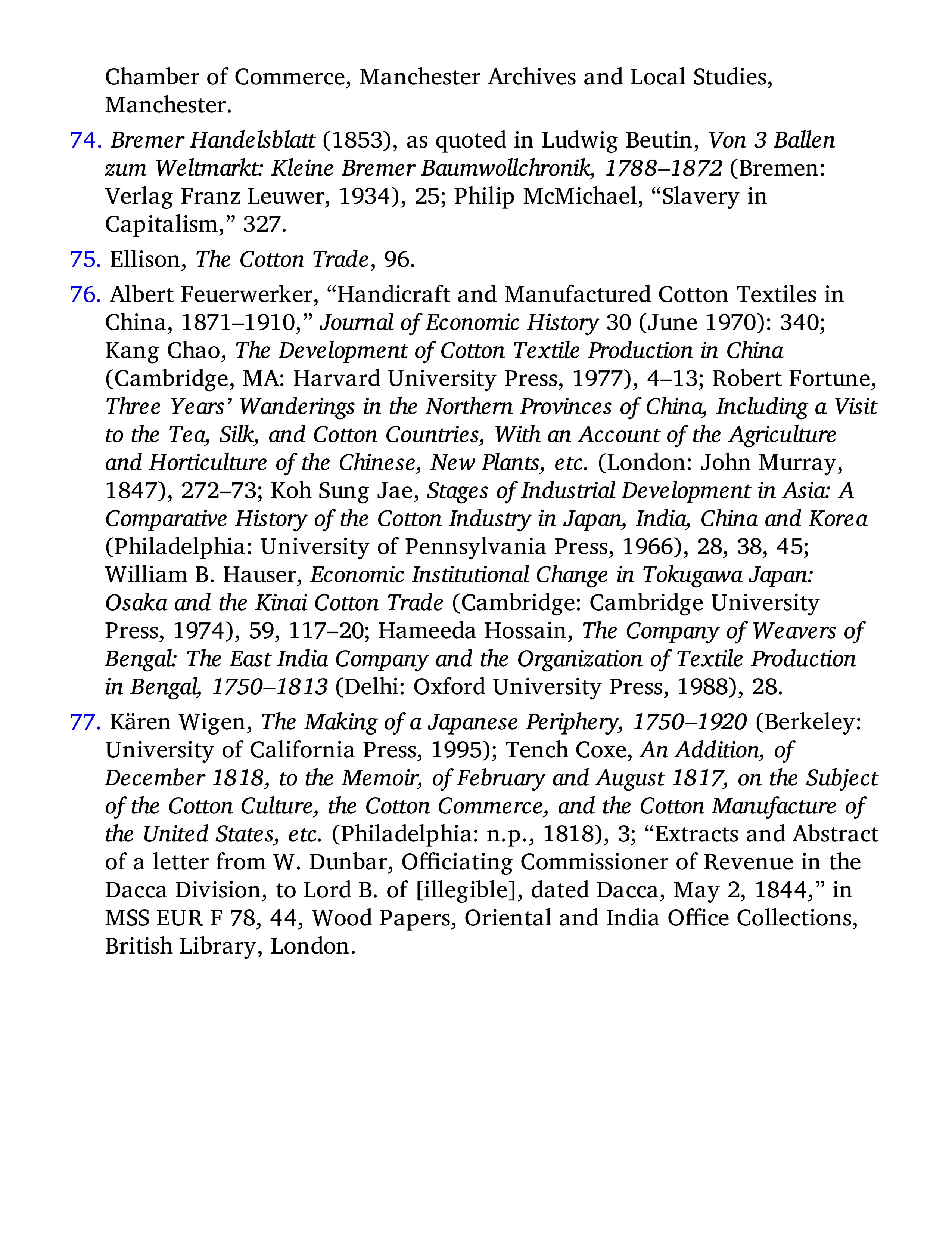 Sven Beckert Empire of Cotton A Global History Biography — page 529