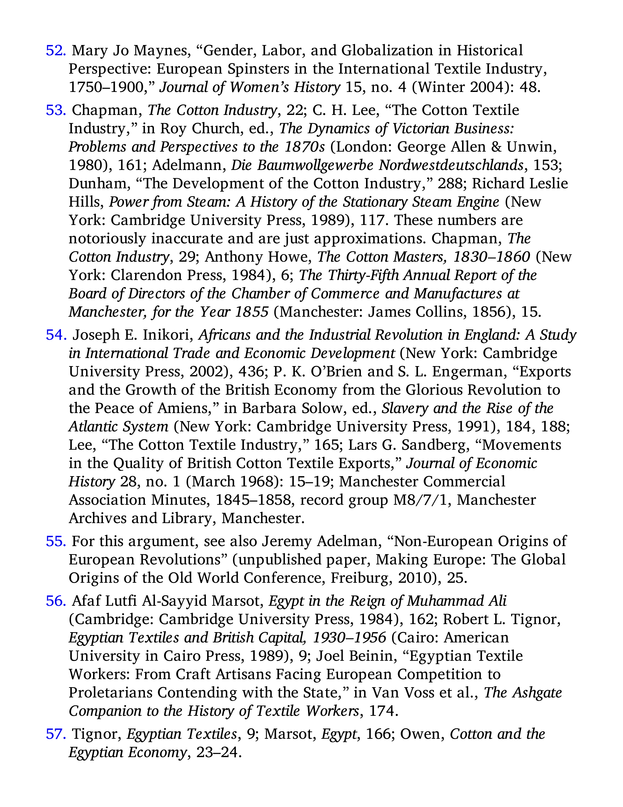 Sven Beckert Empire of Cotton A Global History Biography — page 541
