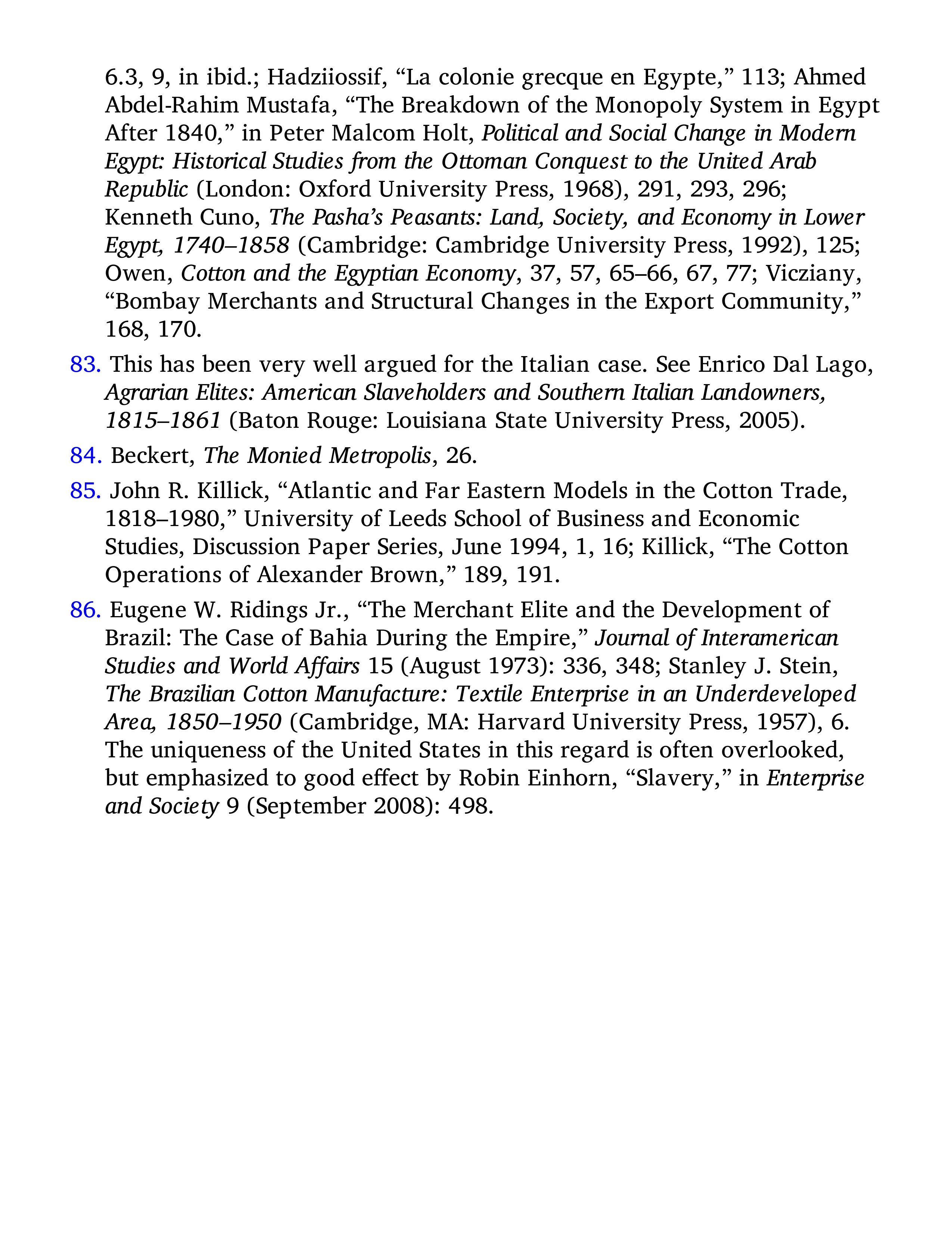 Sven Beckert Empire of Cotton A Global History Biography — page 569